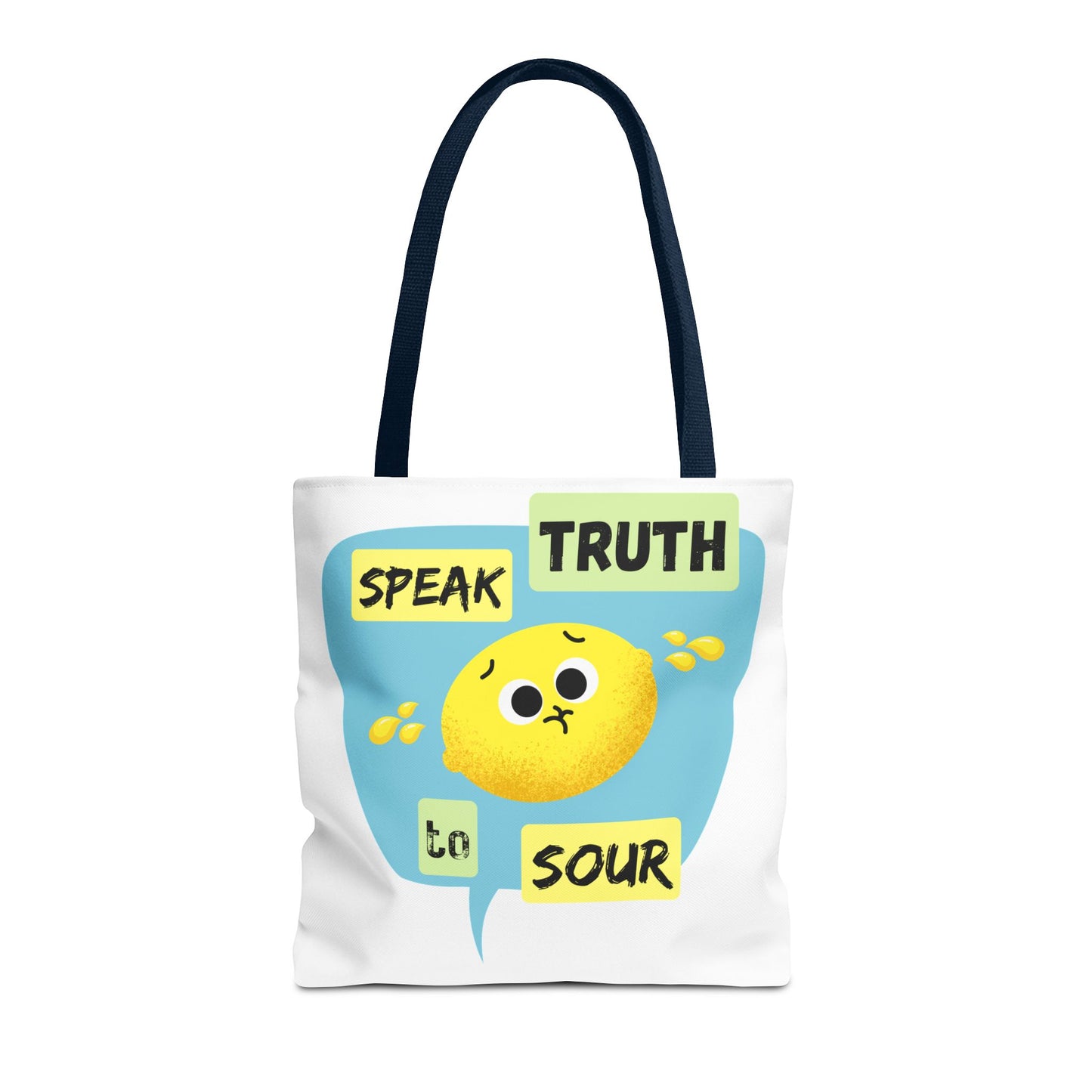Cheerful Tote Bag with Motivational Quote, Perfect Gift for Friends, Essential Everyday Bag, Inspirational Gift, Fun Shopping Bag
