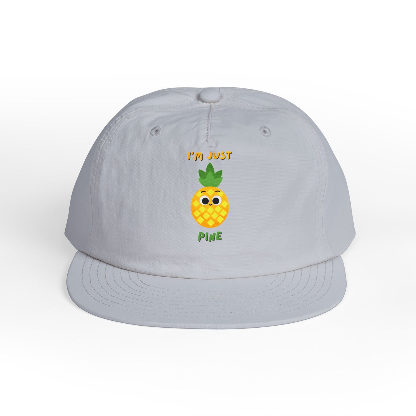 Pineapple Pun Surf Cap - Fun Beachwear, Summer Accessory, Vacation Hat, Gift for Surfers, Casual Style
