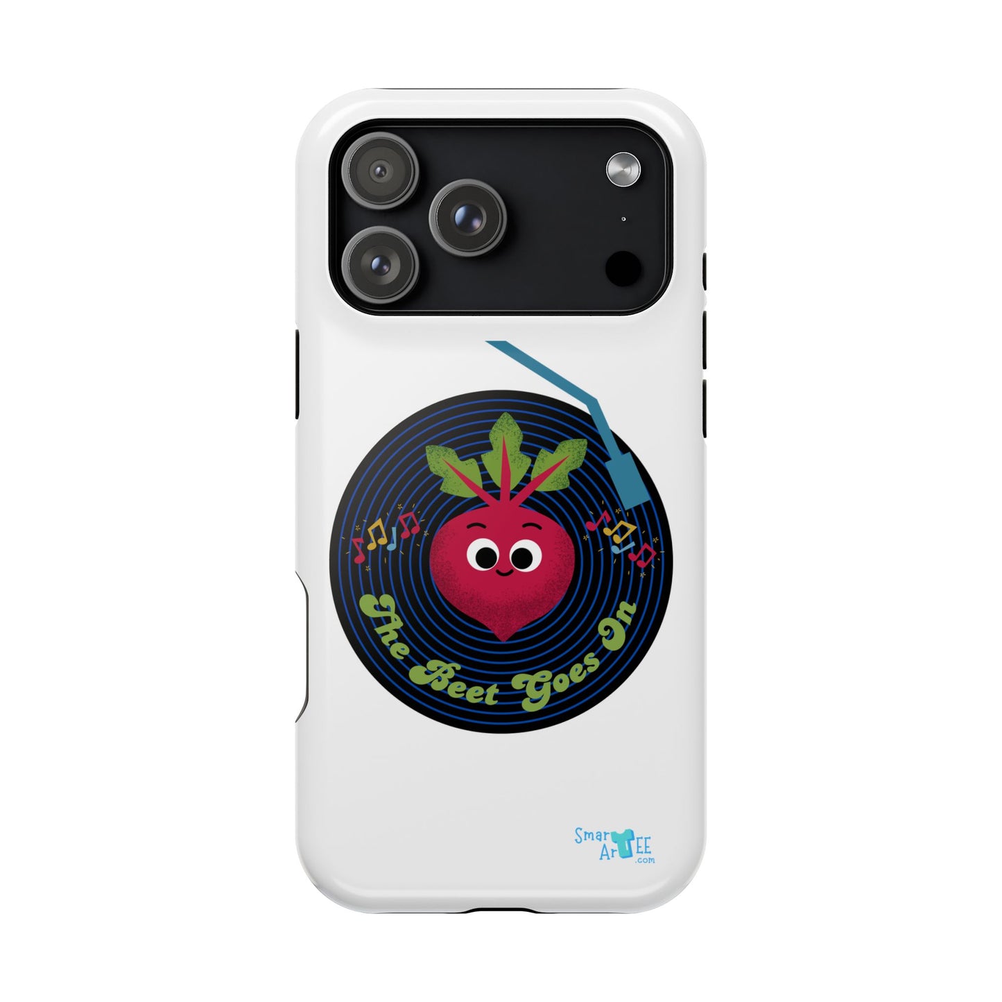 Fun Impact-Resistant Phone Cases - Unique Phone Accessories, Beet Pun Themed, Holiday Present