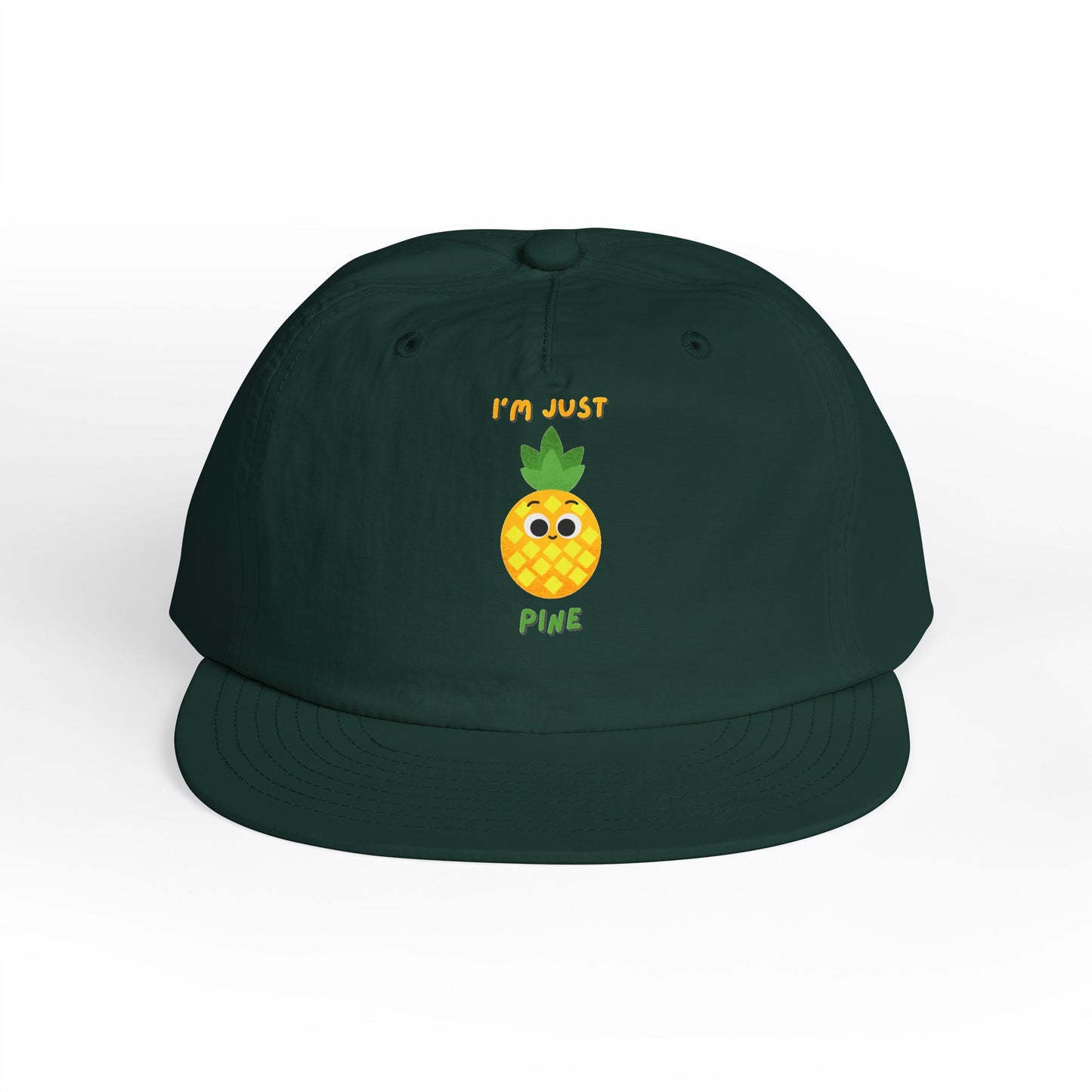 Pineapple Pun Surf Cap - Fun Beachwear, Summer Accessory, Vacation Hat, Gift for Surfers, Casual Style