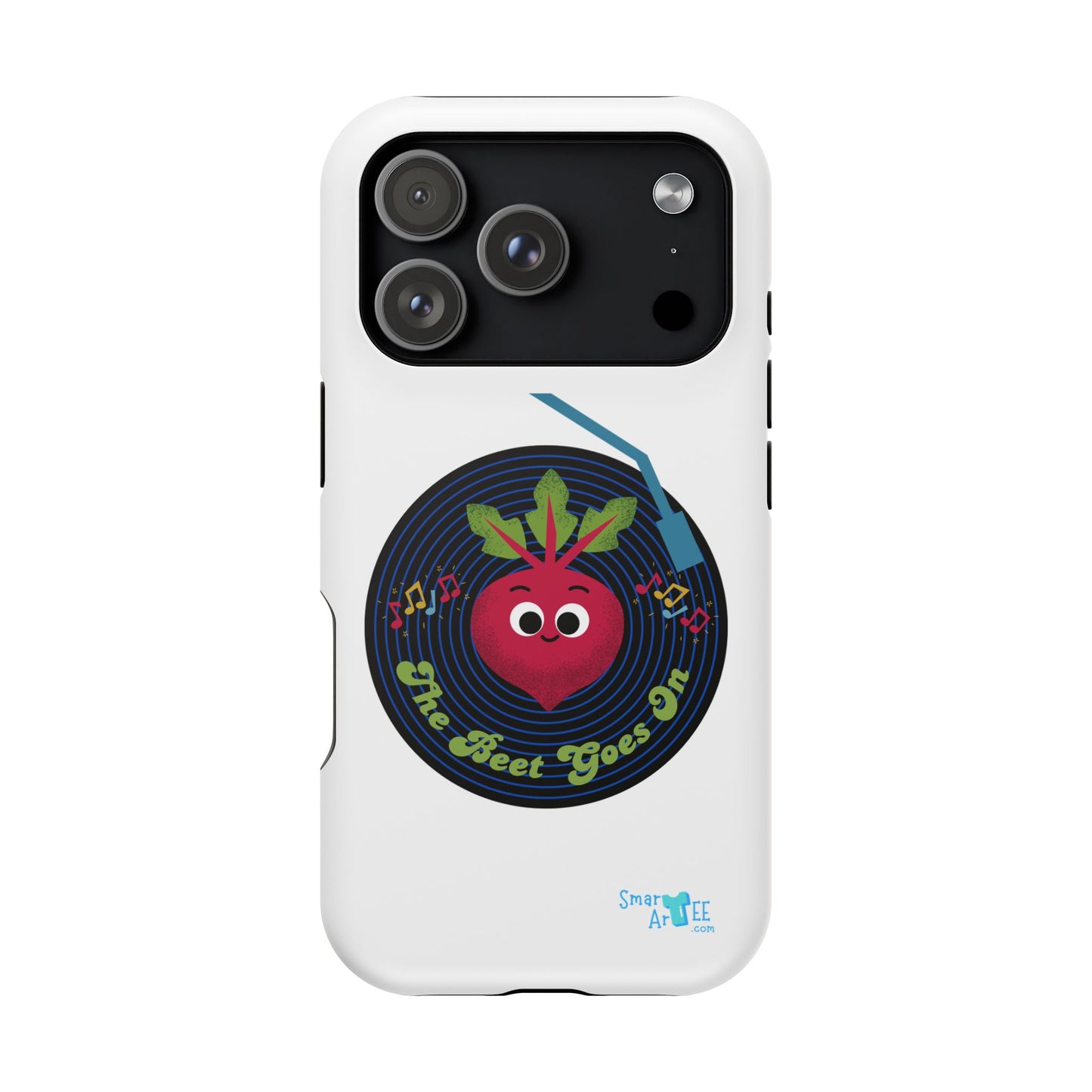 Fun Impact-Resistant Phone Cases - Unique Phone Accessories, Beet Pun Themed, Holiday Present