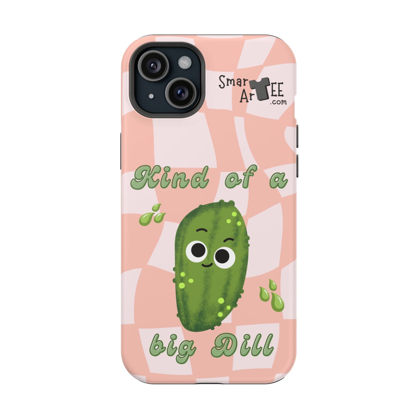 Cute Cucumber Phone Case, Funny Phone Case, Gift for Vegetable Lovers, Quirky Mobile Accessories, Summer Vibes, Kind of a Big Dill