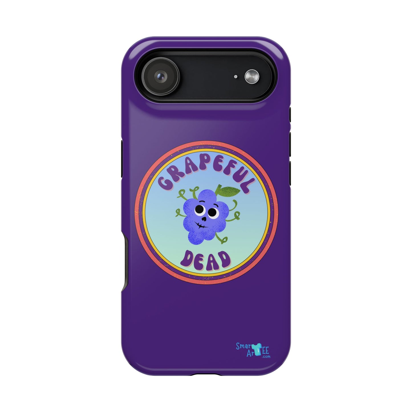 Whimsical Phone Case Featuring Grapeful Dead Design, Unique Protective Cover, Gift for Music Lovers, Fun Accessory for Festivals