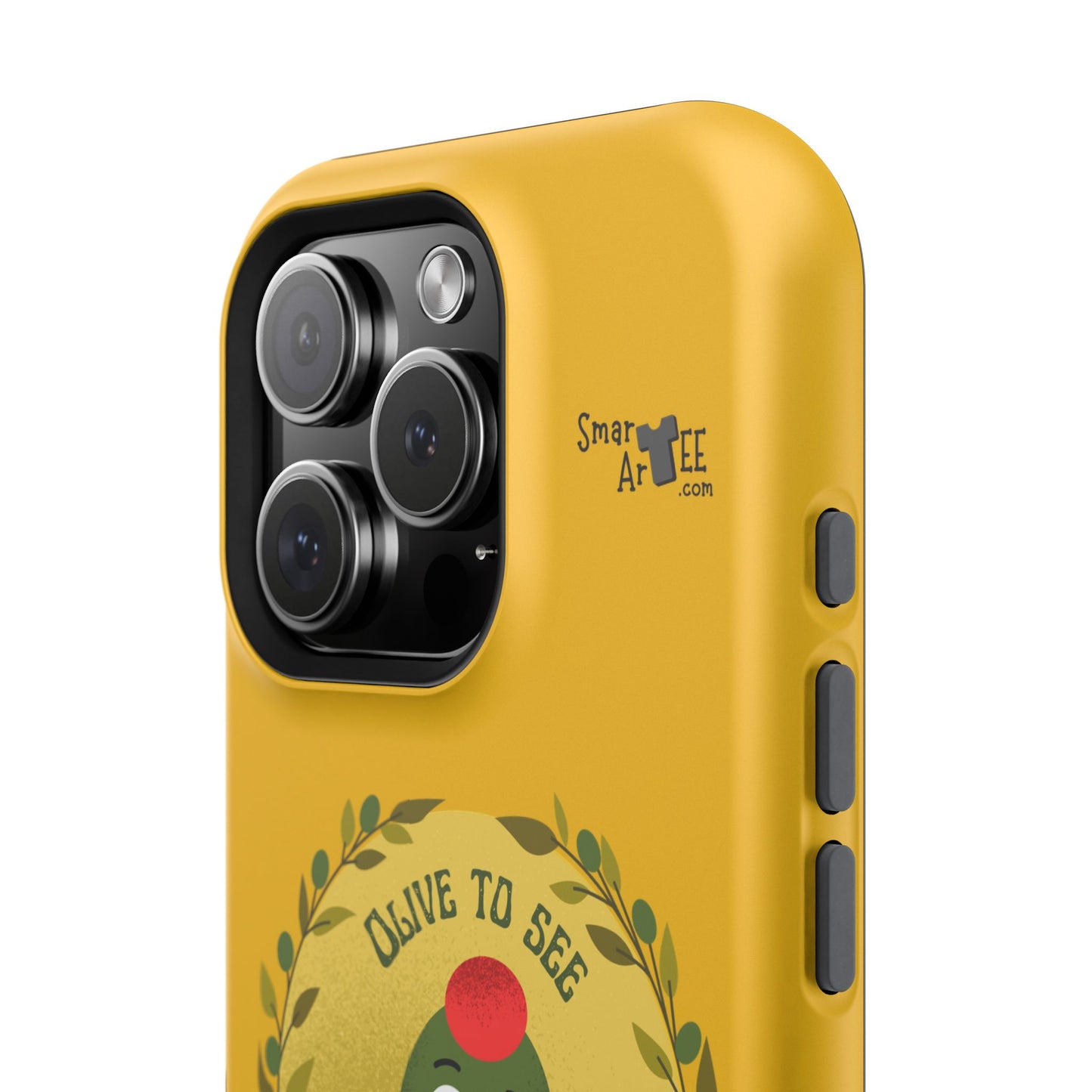 Cute Olive Phone Case, Impact-Resistant Phone Cover, Great Gift for All Ages, Trendy Cell Case, Fun Phone Accessory, Unique Olive Design
