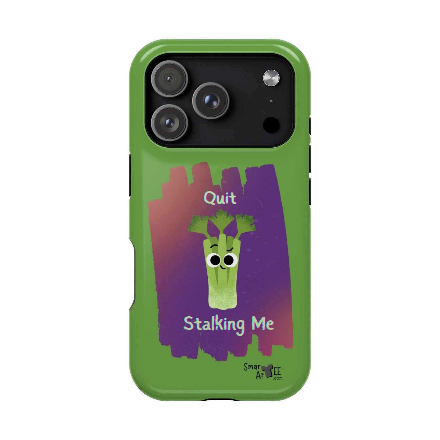 Cute Celery Pun Phone Case, Quirky Impact-Resistant Cell Phone Cover, Gift for Veggie Lovers, Fun Accessories for Friends