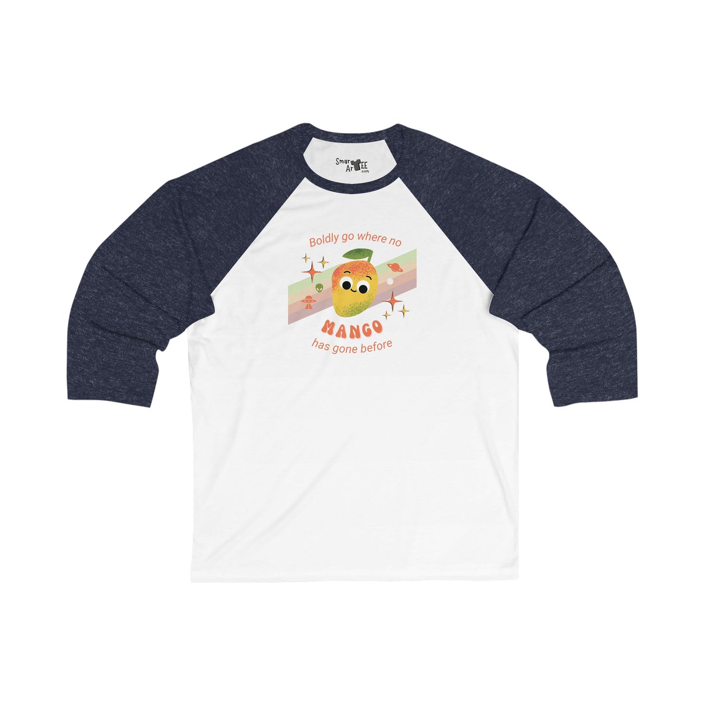 Baseball Tee Funny Mango Star Trek Shirt, Funny Fruit Pun T-Shirts, Great Gift Idea