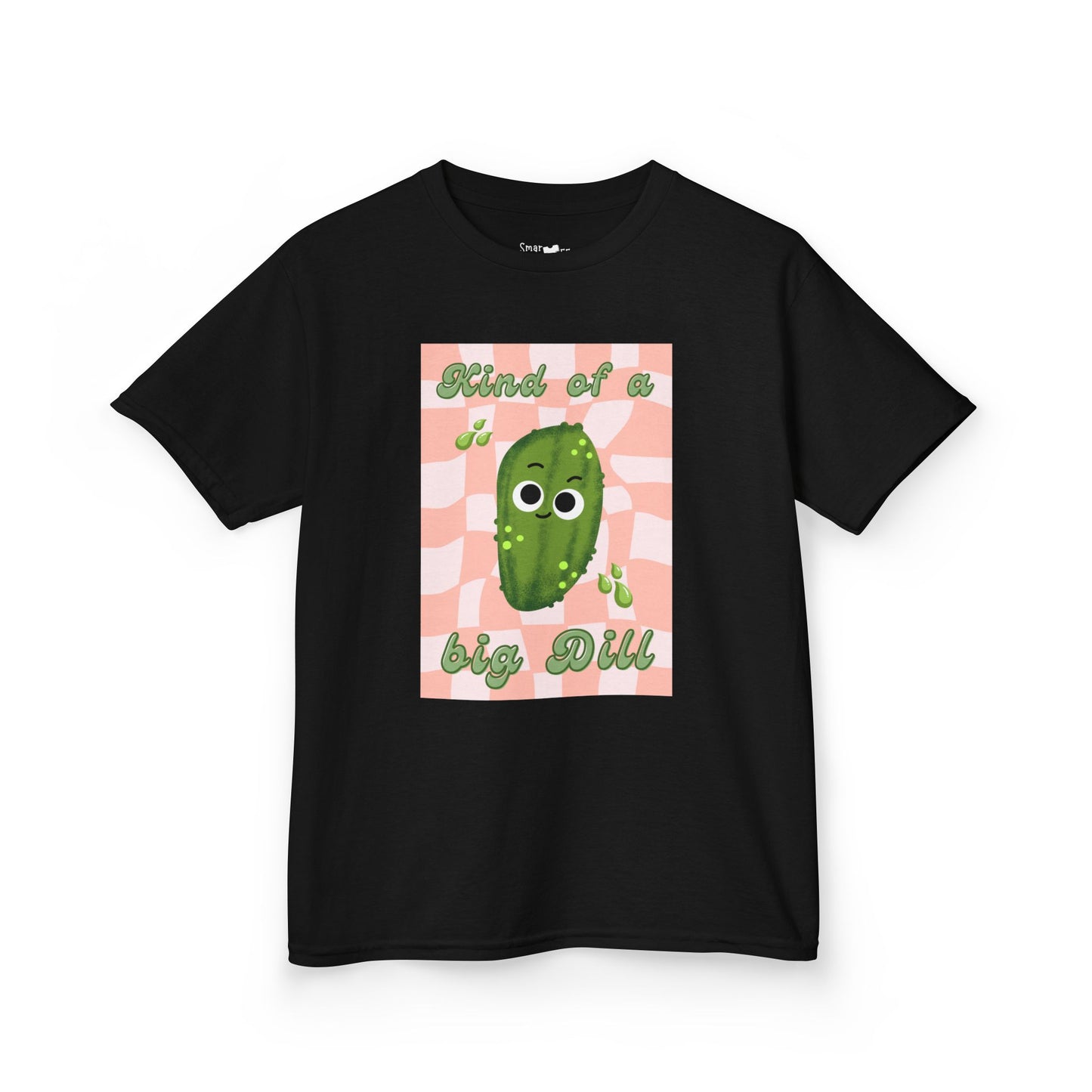 Kids' Funny Cucumber 'Kind of a Big Dill' Humor Shirt, Funny Vegetable Pun, Great Gift Idea