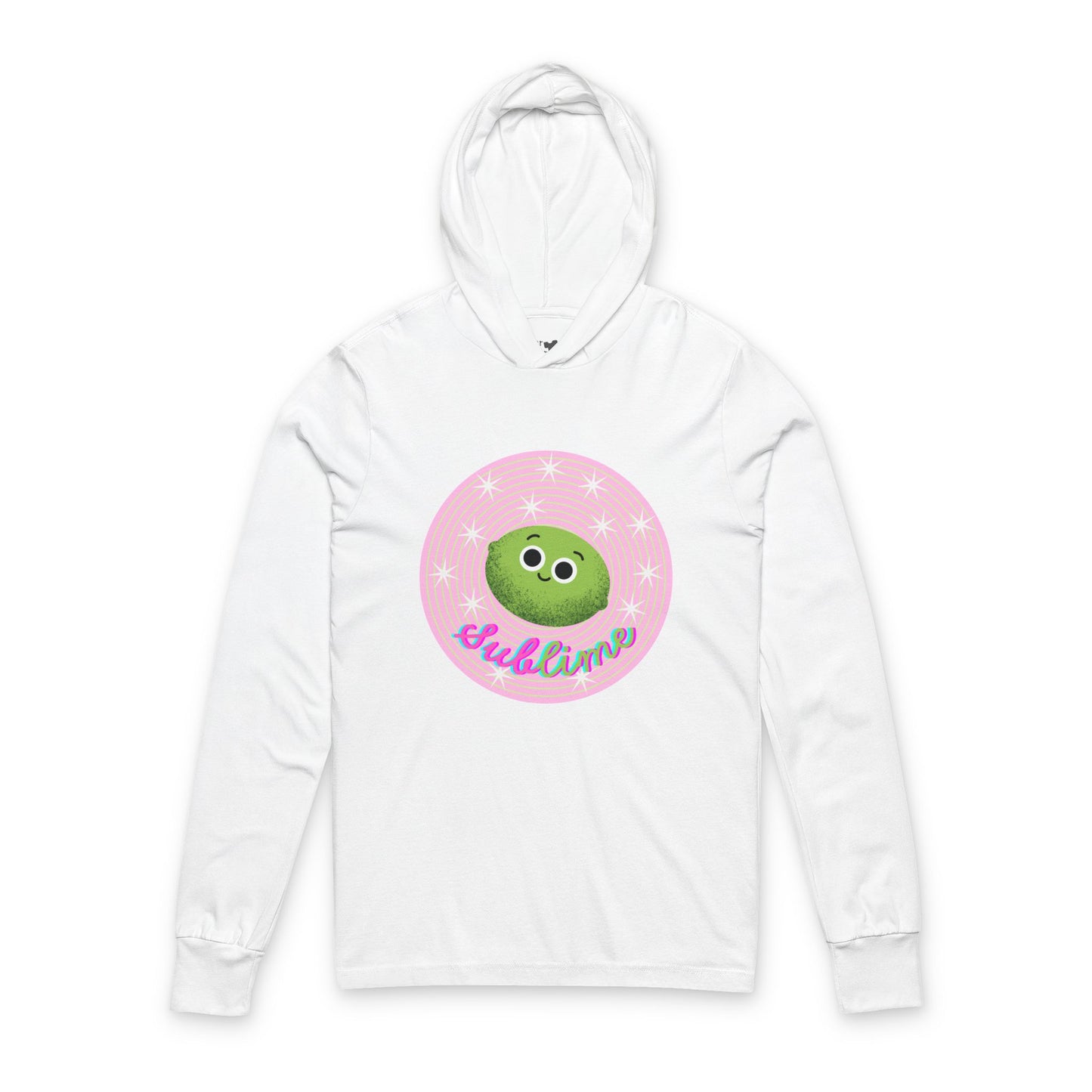 Sublime Unisex Hooded Long Sleeve Shirt, Cute Hooded Pun Shirt, Casual Style, Gift for Her, Loungewear, Birthday Present, Chill Vibes