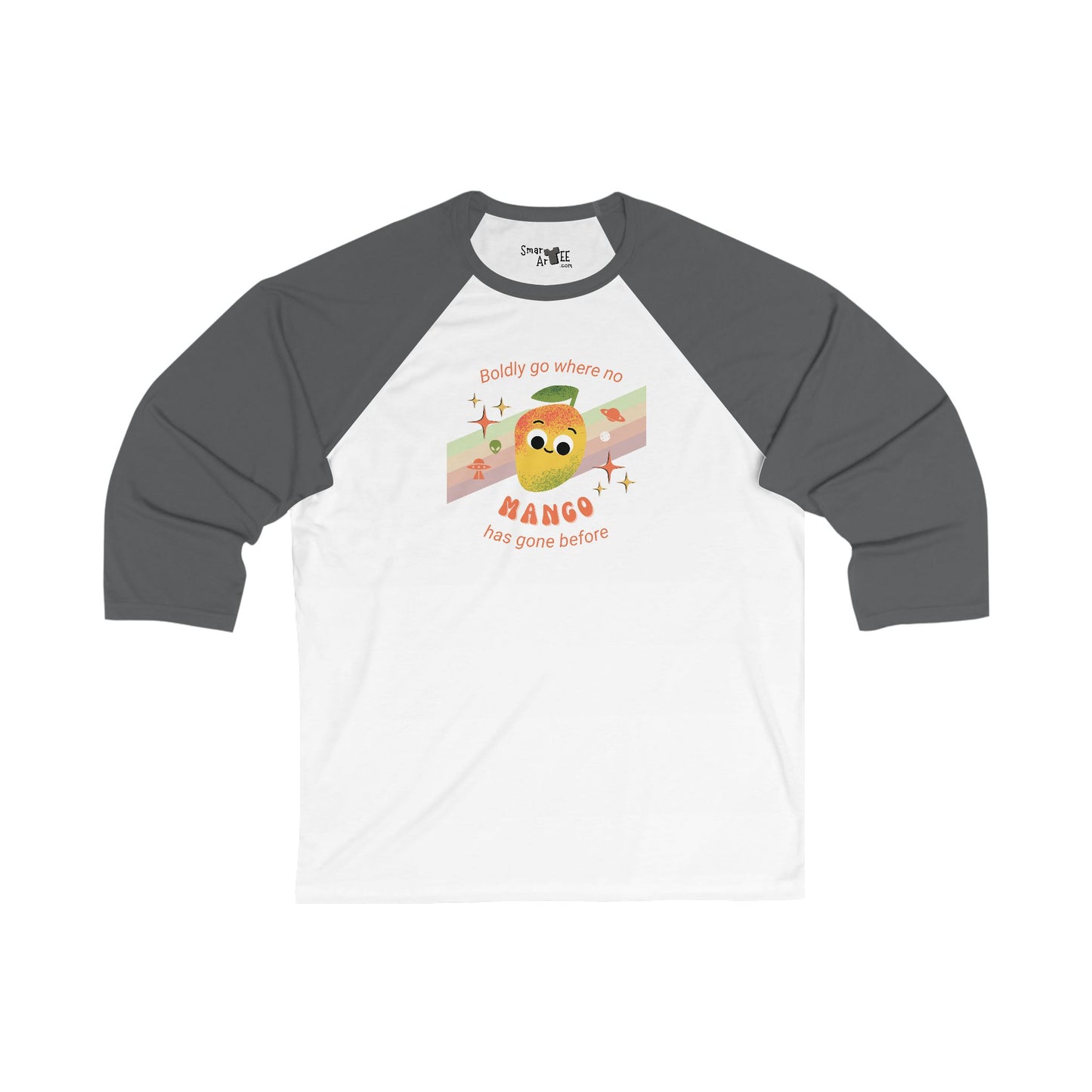 Baseball Tee Funny Mango Star Trek Shirt, Funny Fruit Pun T-Shirts, Great Gift Idea