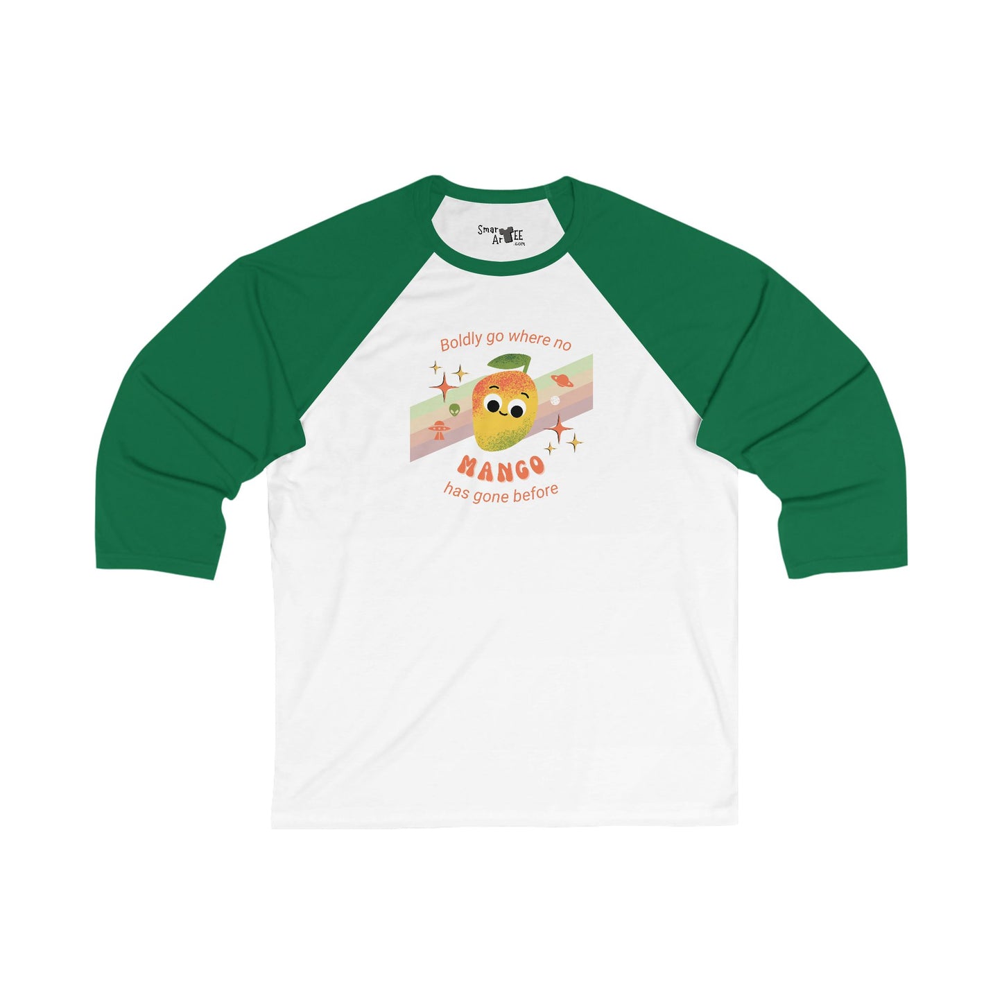 Baseball Tee Funny Mango Star Trek Shirt, Funny Fruit Pun T-Shirts, Great Gift Idea