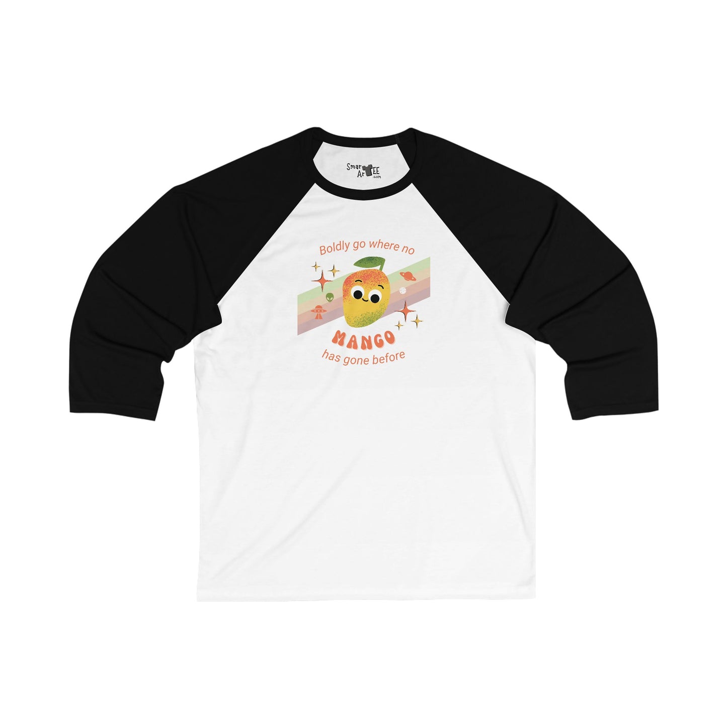 Baseball Tee Funny Mango Star Trek Shirt, Funny Fruit Pun T-Shirts, Great Gift Idea