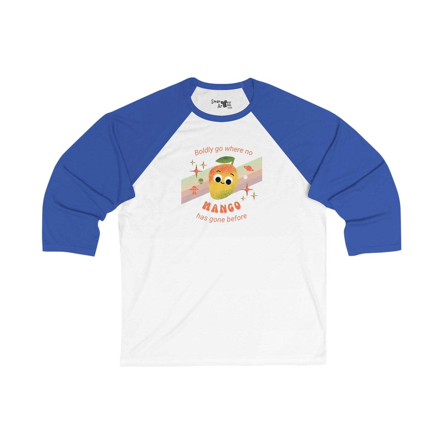 Baseball Tee Funny Mango Star Trek Shirt, Funny Fruit Pun T-Shirts, Great Gift Idea