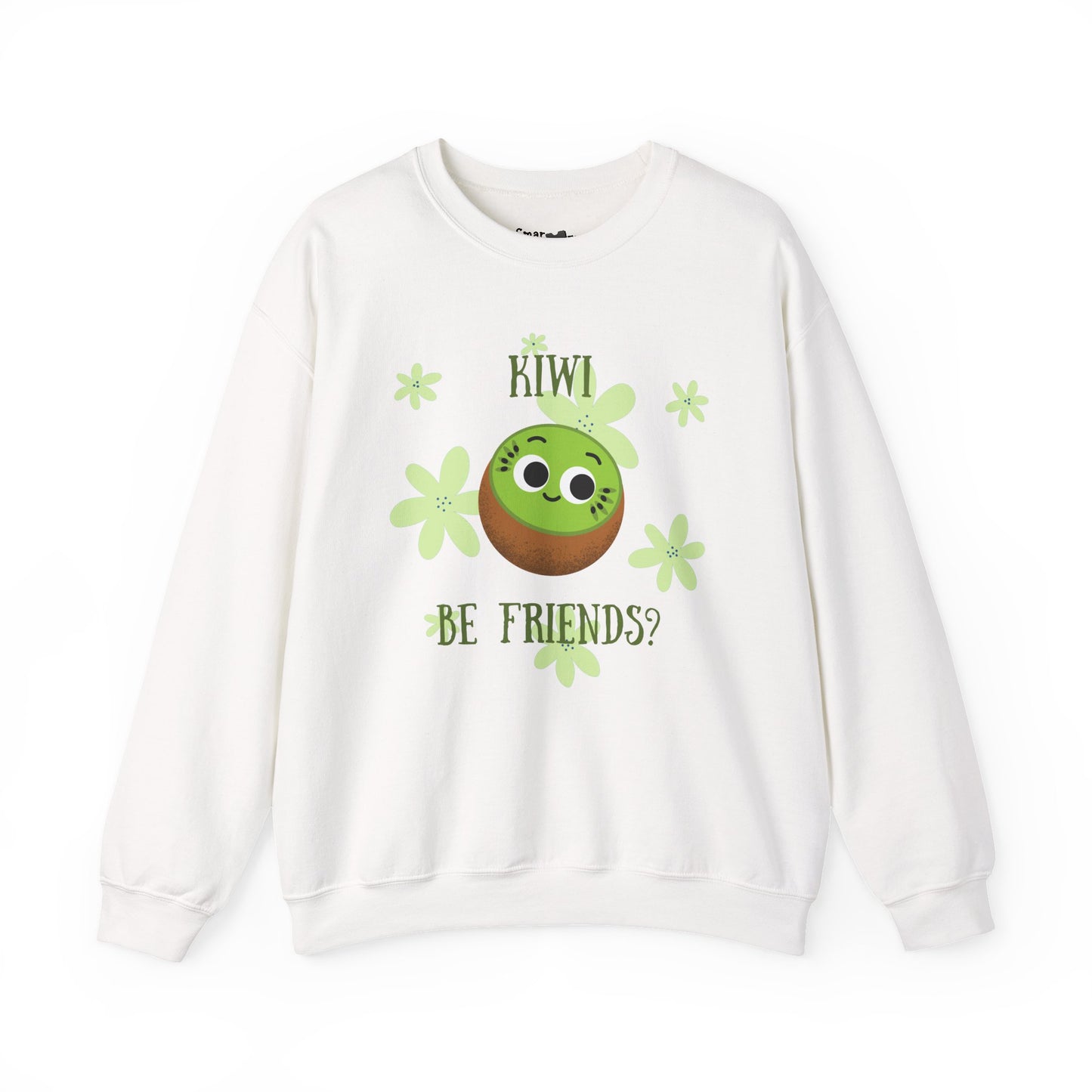 Kiwi Be Friends Sweatshirt, Funny Fruit Pun Sweatshirt, Cozy Clothing, Warm Whimsical Vibes, Great Gift Idea