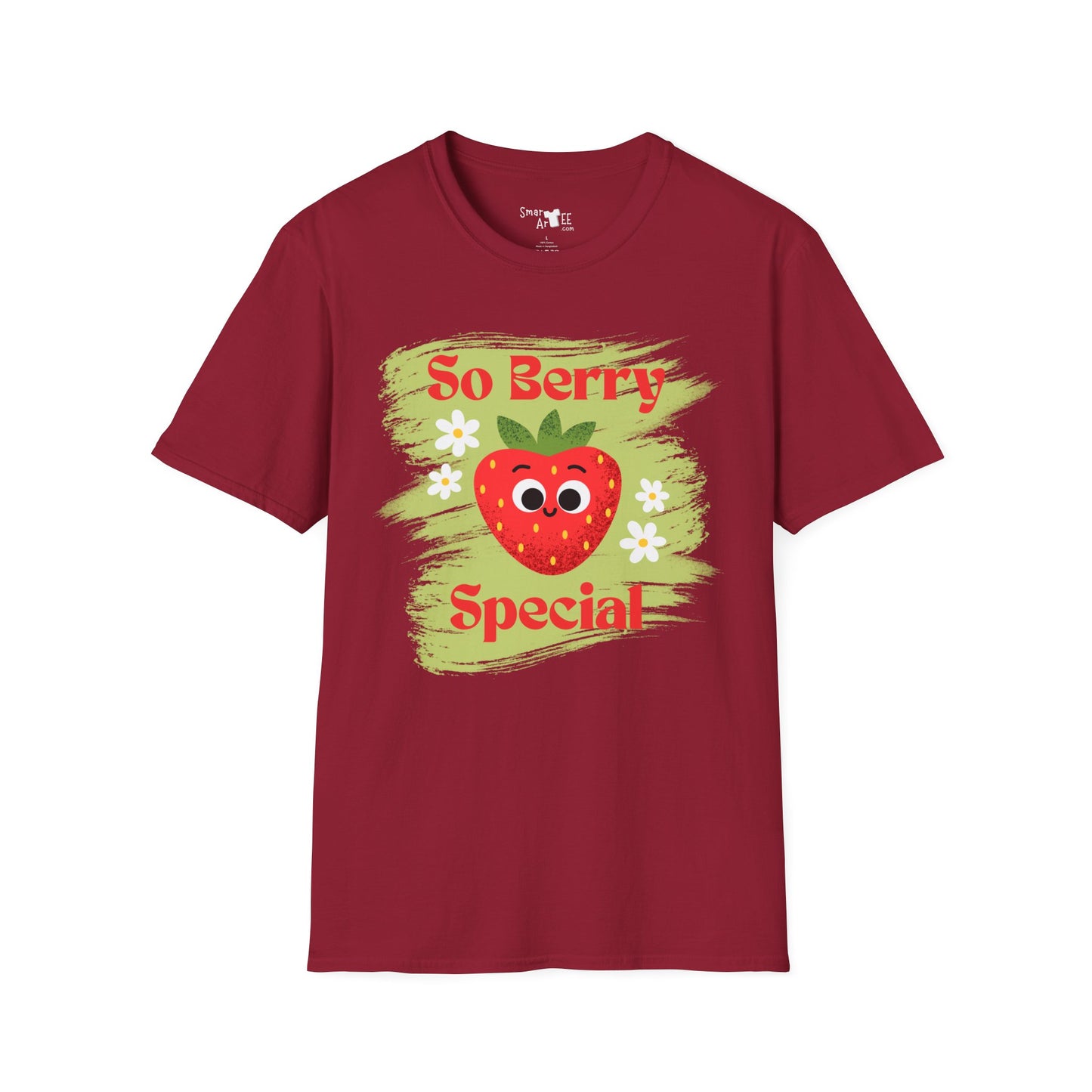 So Berry Special Unisex Softstyle T-Shirt | Cute Strawberry Graphic Pun Tee, Fun Gift for Friends, Summer Vibes, Birthday, Casual Wear