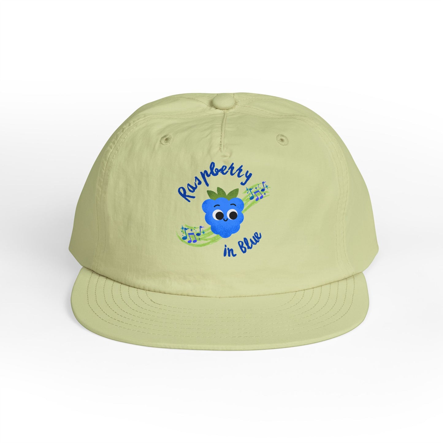 Rhapsody in Blue Pun Surf Cap | Fun Summer Hat, Youth Beachwear, Gift for All Ages, Outdoor Adventures, Vacation Accessory