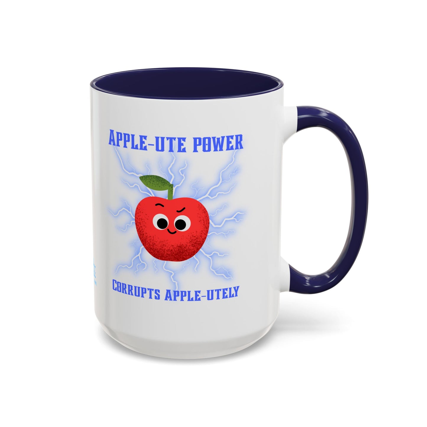 Whimsical Coffee Mug, Fun Apple-Themed Gift, Cute Kitchen Decor, Quirky Drinkware, Perfect for Teachers and Friends