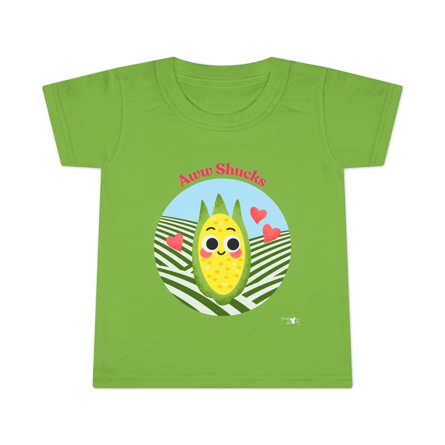 Cute Toddler Shirt with Happy Corn Design, Fun Children's Apparel, Gifts for Kids, Summer Vibes, Birthday Present, Playtime Wear