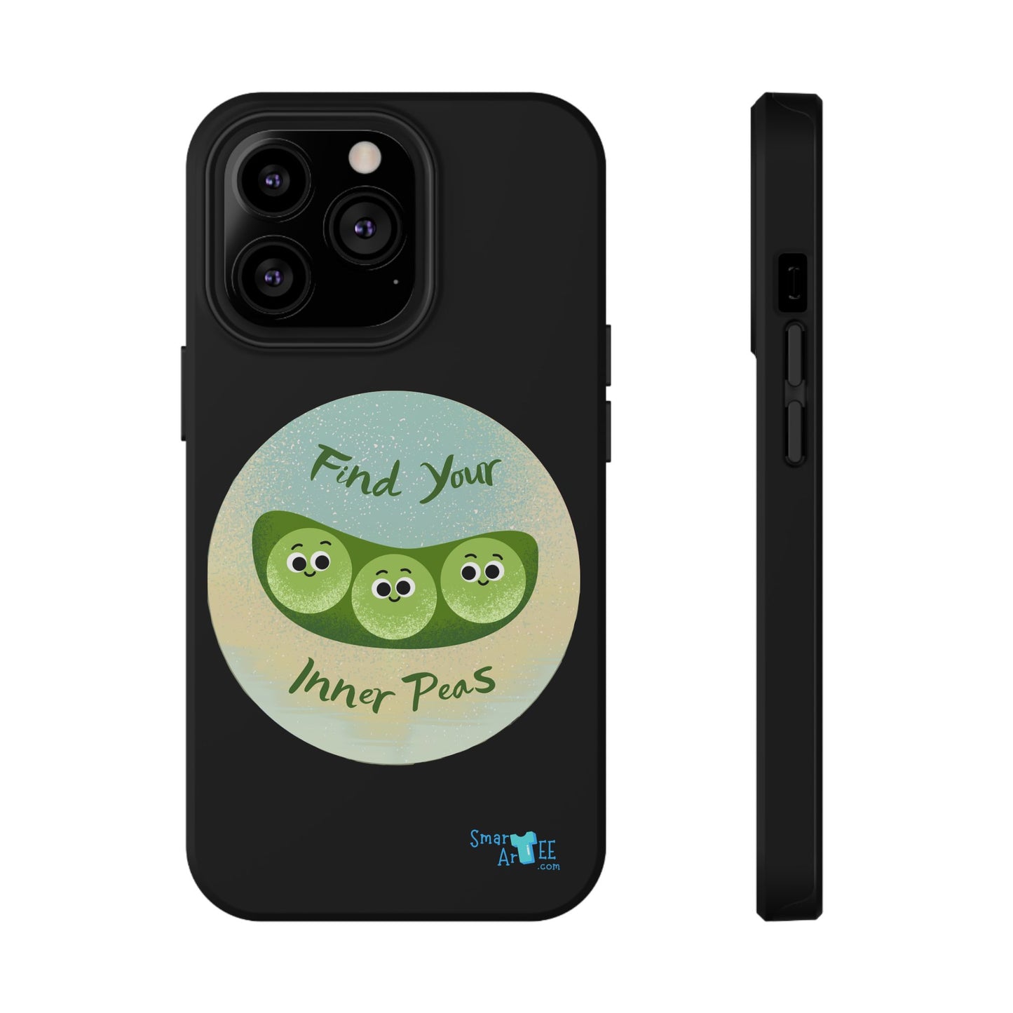 Find Your Inner Peas Phone Case | Impact-Resistant, Cute Phone Cover for Veggie Lovers, Gift for Friends, Fun Phone Accessories