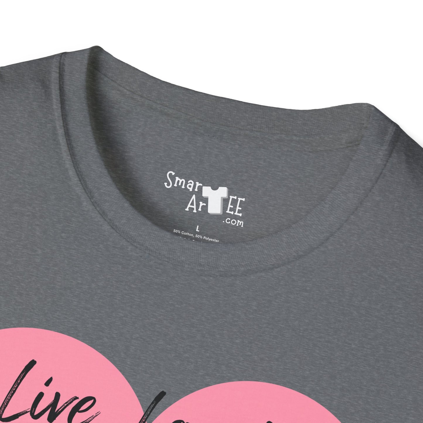 Cute Coffee Lover T-Shirt, Funny Gift for Barista, Softstyle Tee for Friends, Gift for Coffee Lovers, Live Laugh Latte Shirt