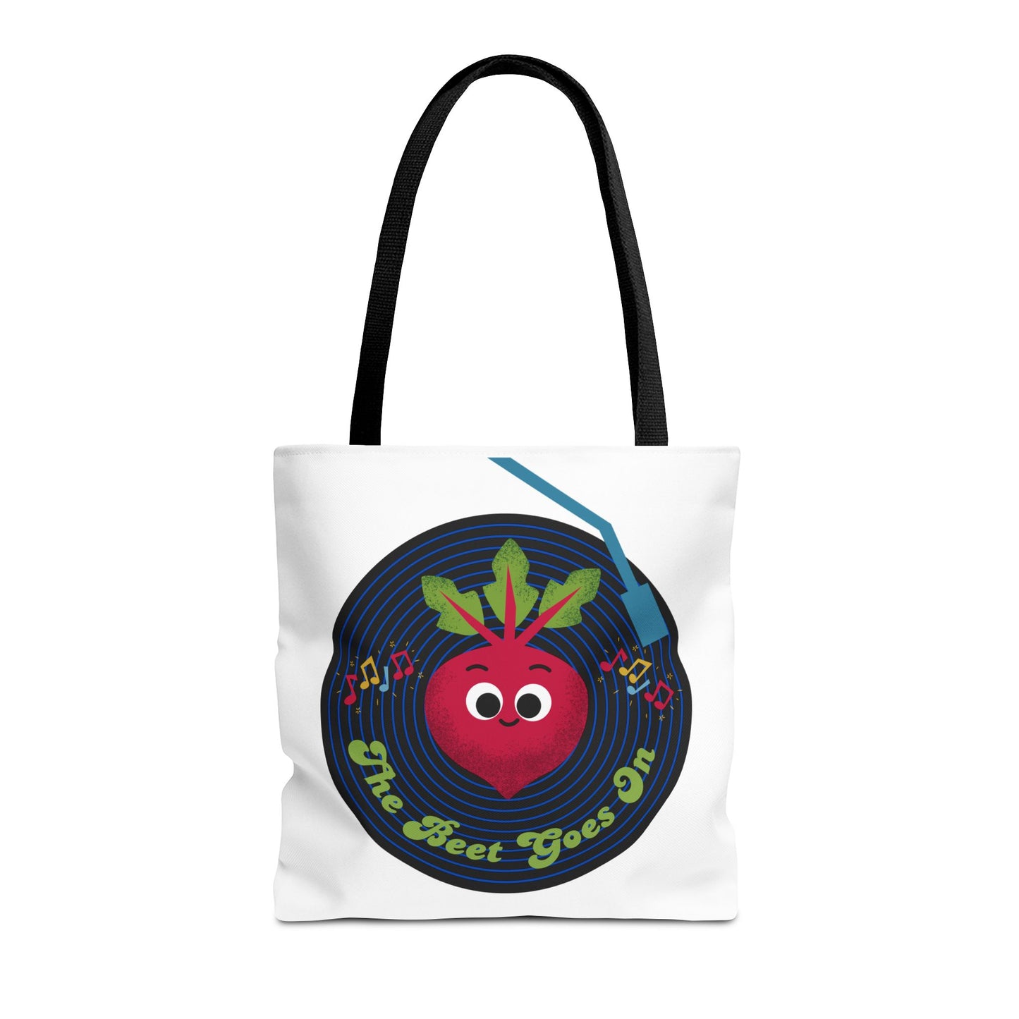 Musical Beet Tote Bag - Stylish Eco-Friendly Shopper, Fun Gift for Veggie Lovers, Perfect for Grocery Runs, Festivals, and Birthdays