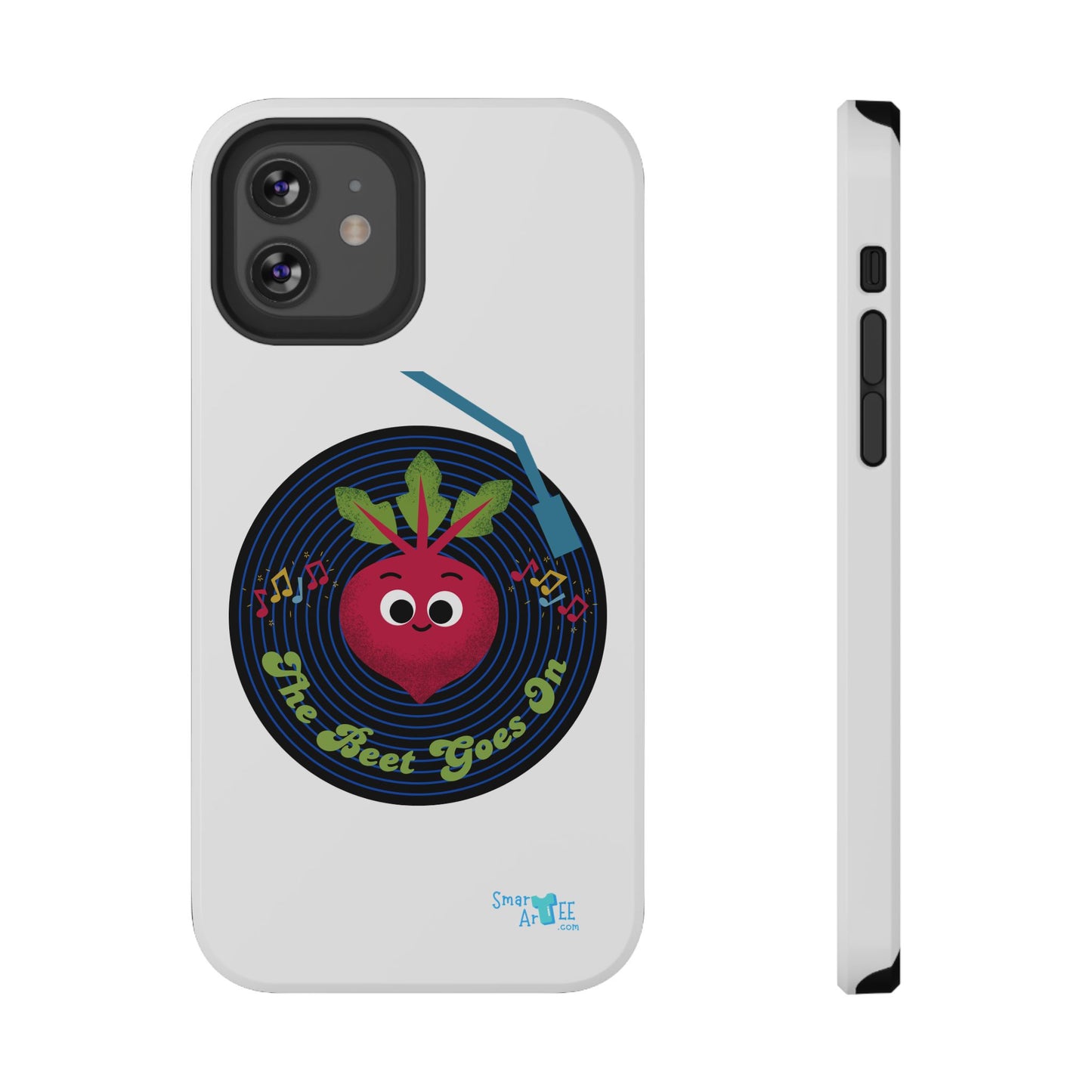Fun Impact-Resistant Phone Cases - Unique Phone Accessories, Beet Pun Themed, Holiday Present
