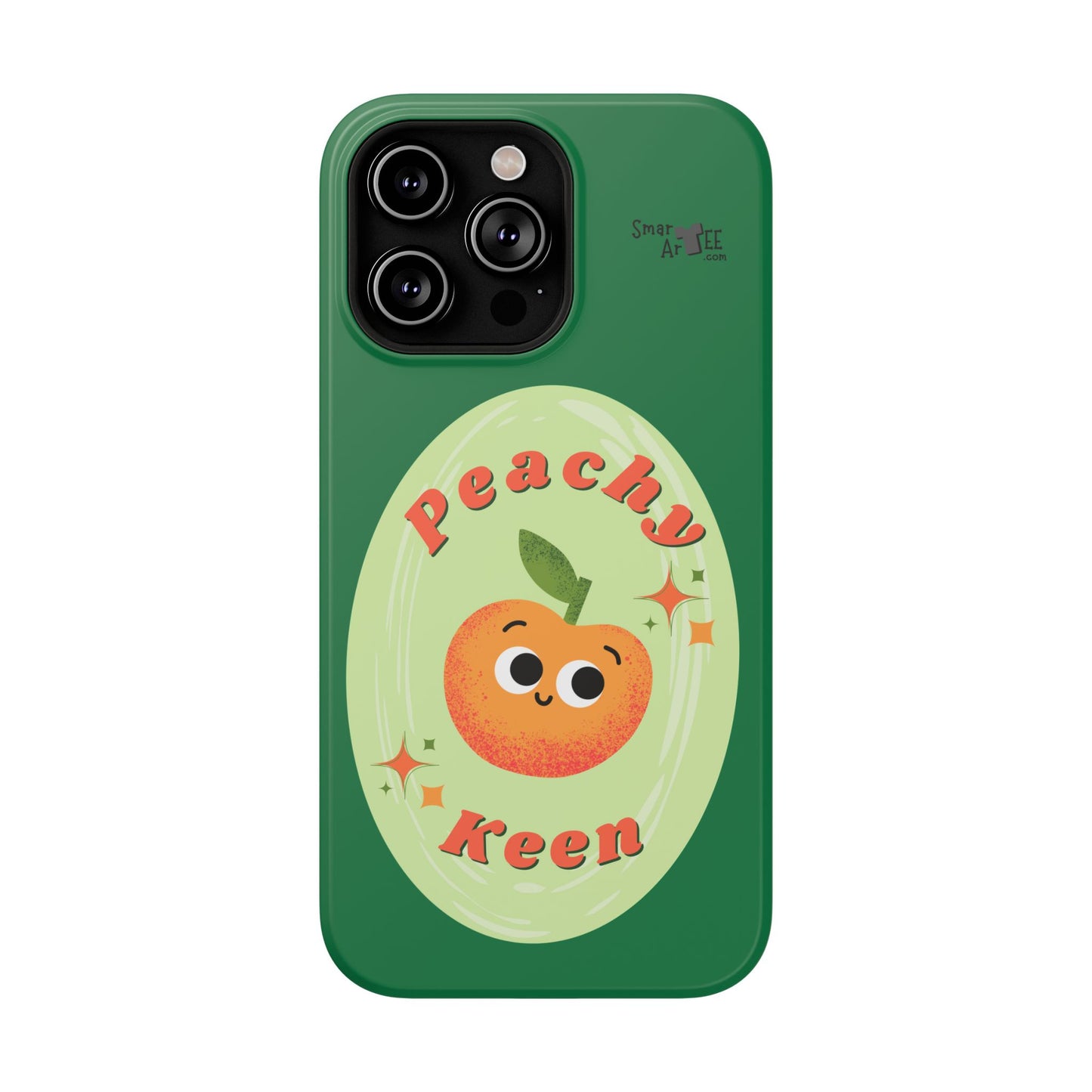 Peachy Keen Phone Case, Cute Impact-Resistant Case, Fun Smartphone Cover, Gift for Fruit Lovers, Customizable Phone Accessory