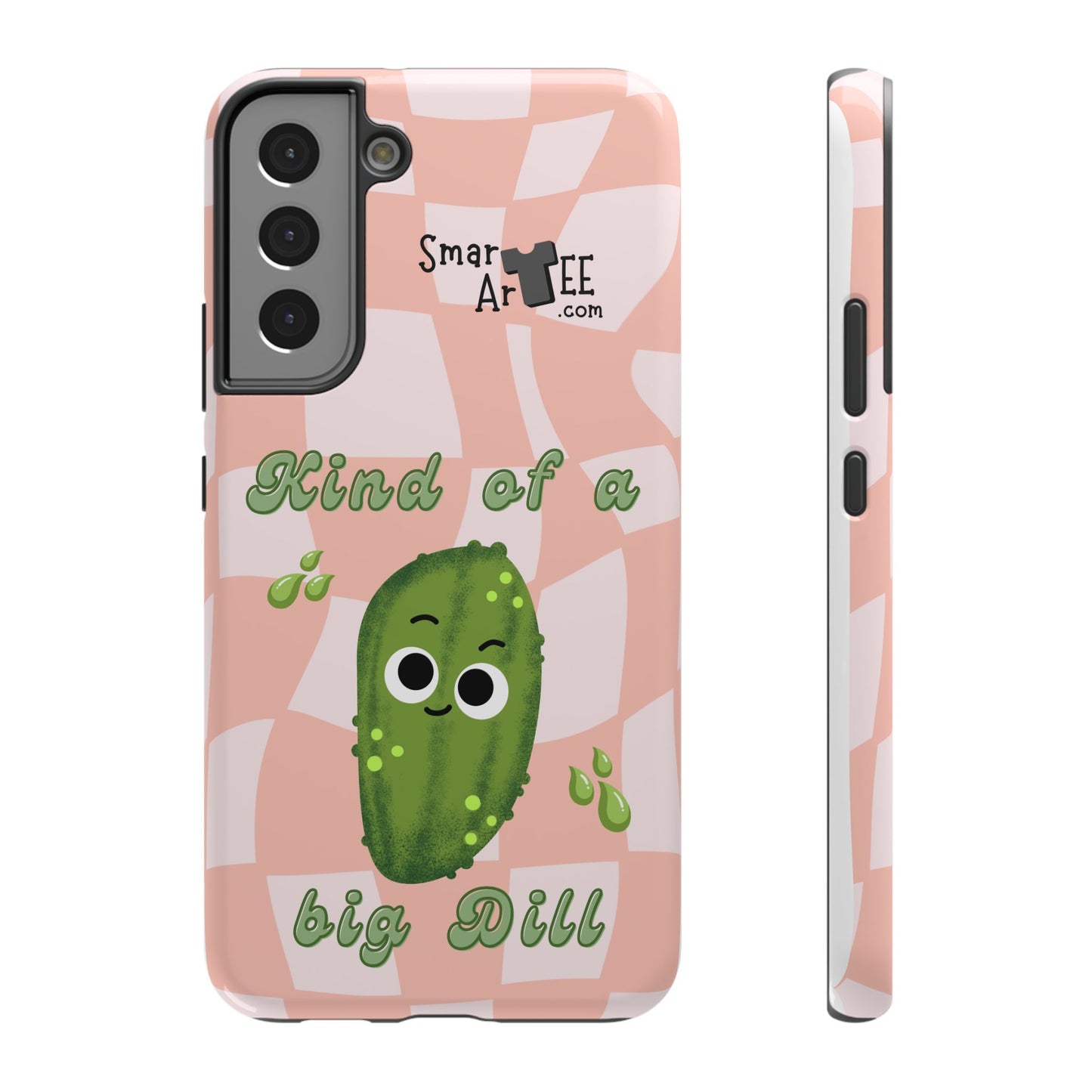 Cute Cucumber Phone Case, Funny Phone Case, Gift for Vegetable Lovers, Quirky Mobile Accessories, Summer Vibes, Kind of a Big Dill