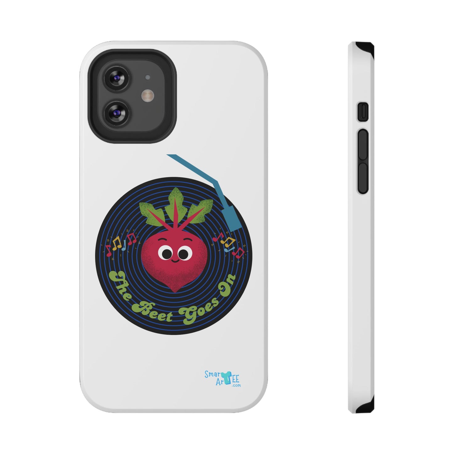 Fun Impact-Resistant Phone Cases - Unique Phone Accessories, Beet Pun Themed, Holiday Present