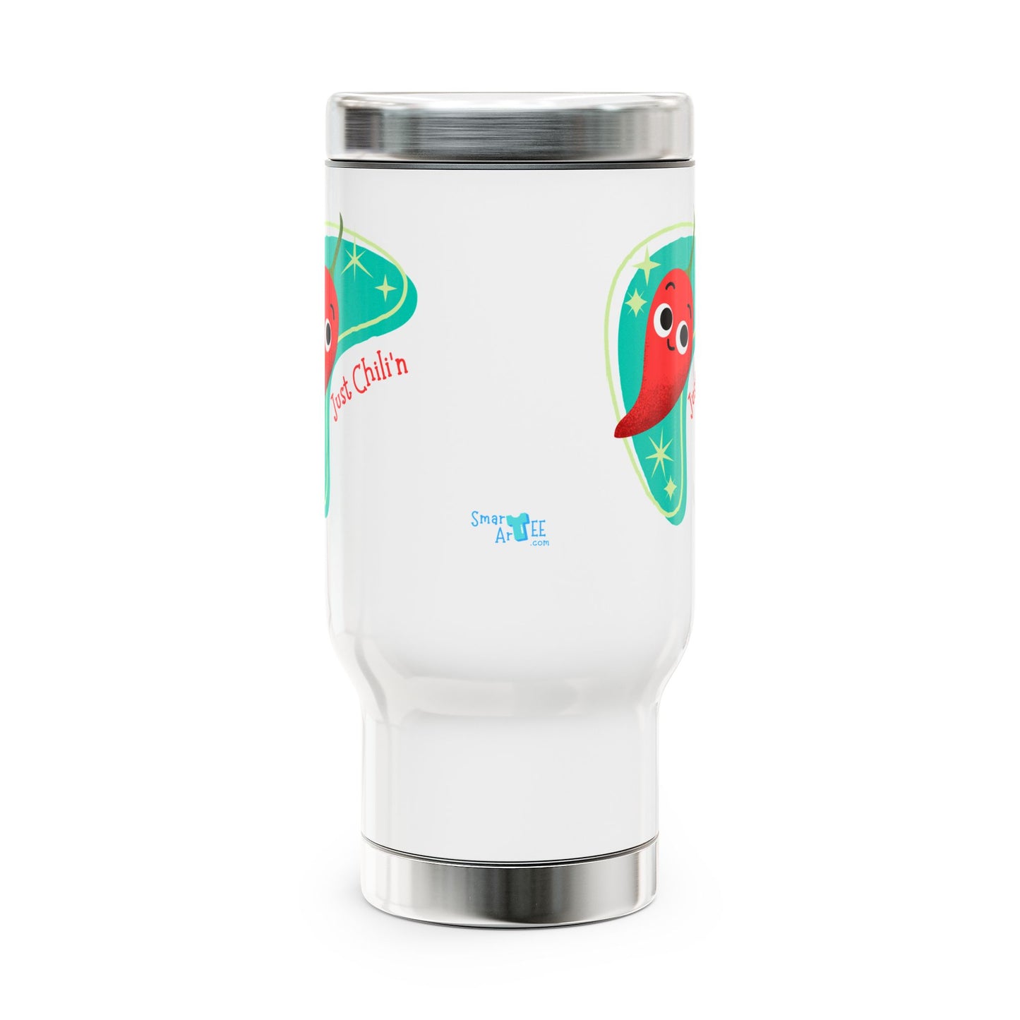 Charming Chill Travel Mug, Funny Coffee Tumbler for Home, Office, and Travel, Unique Gift for Coffee Lovers, Holiday & Everyday Use