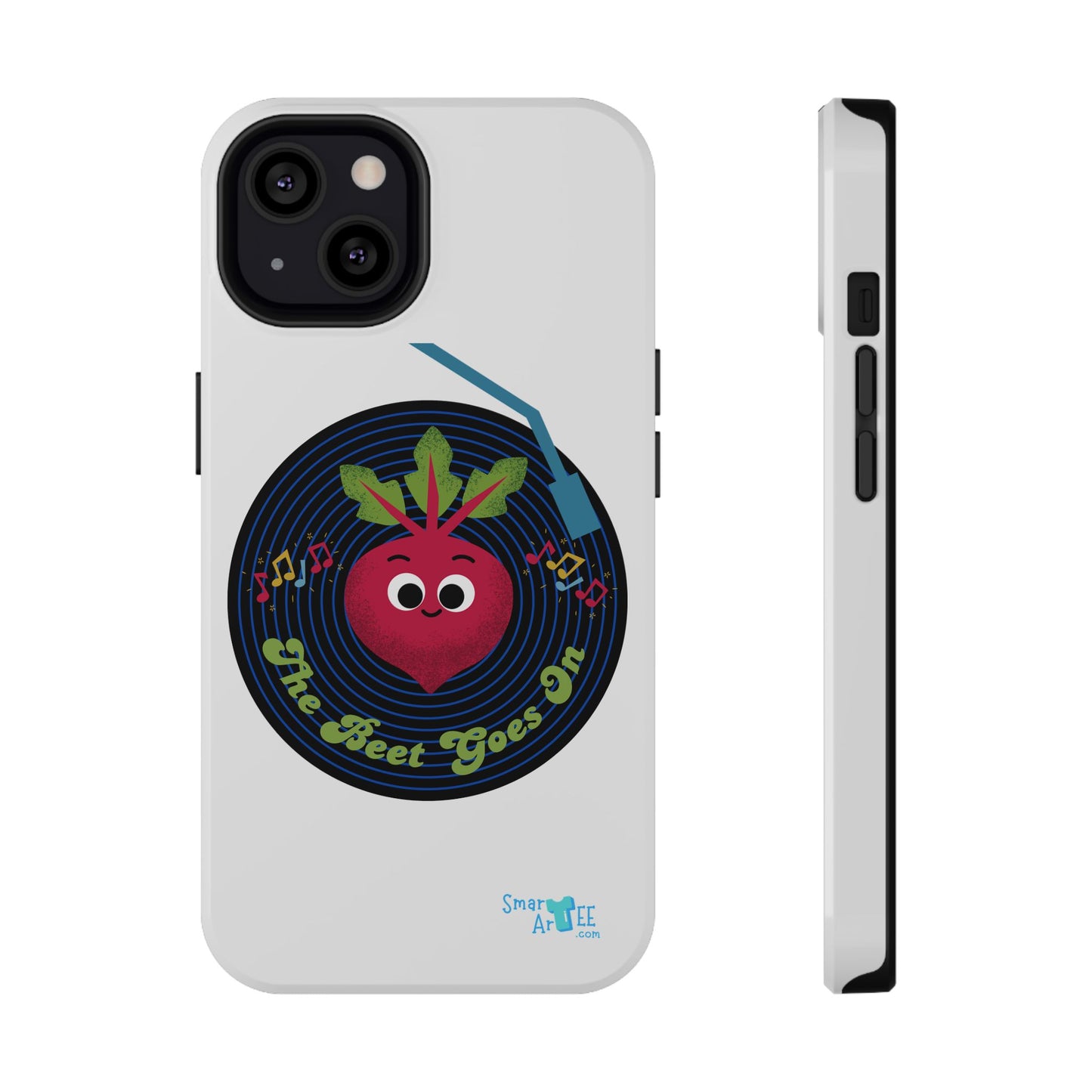 Fun Impact-Resistant Phone Cases - Unique Phone Accessories, Beet Pun Themed, Holiday Present