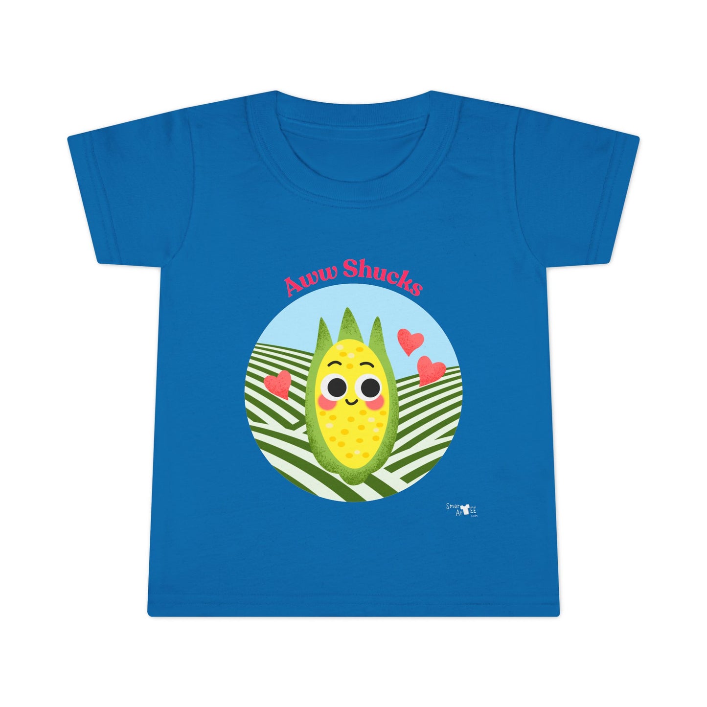 Cute Toddler Shirt with Happy Corn Design, Fun Children's Apparel, Gifts for Kids, Summer Vibes, Birthday Present, Playtime Wear