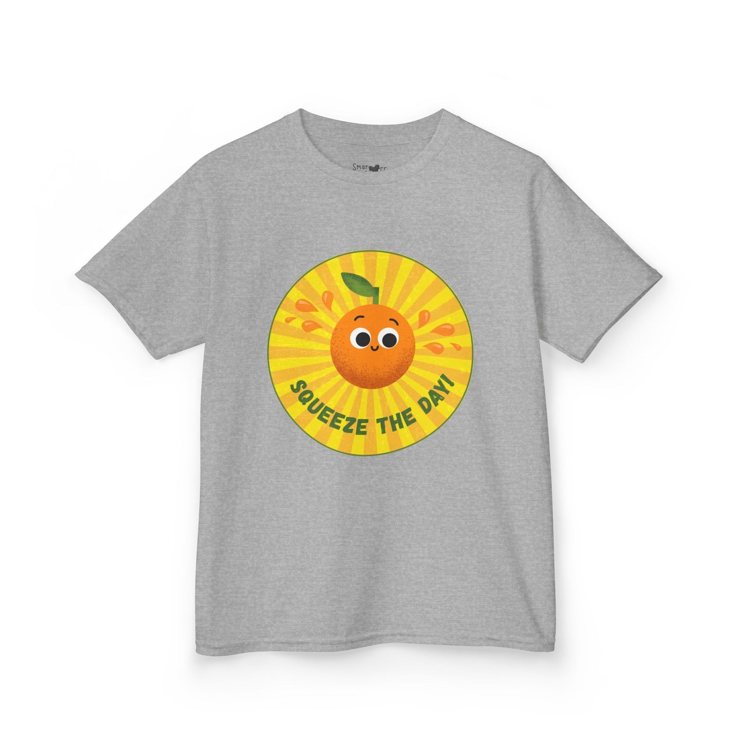Kids Squeeze the Day Tee, Fun Cotton Shirt for Boys & Girls, Cute Summer Outfit, Kid's Playwear, Children’s Gift Tee