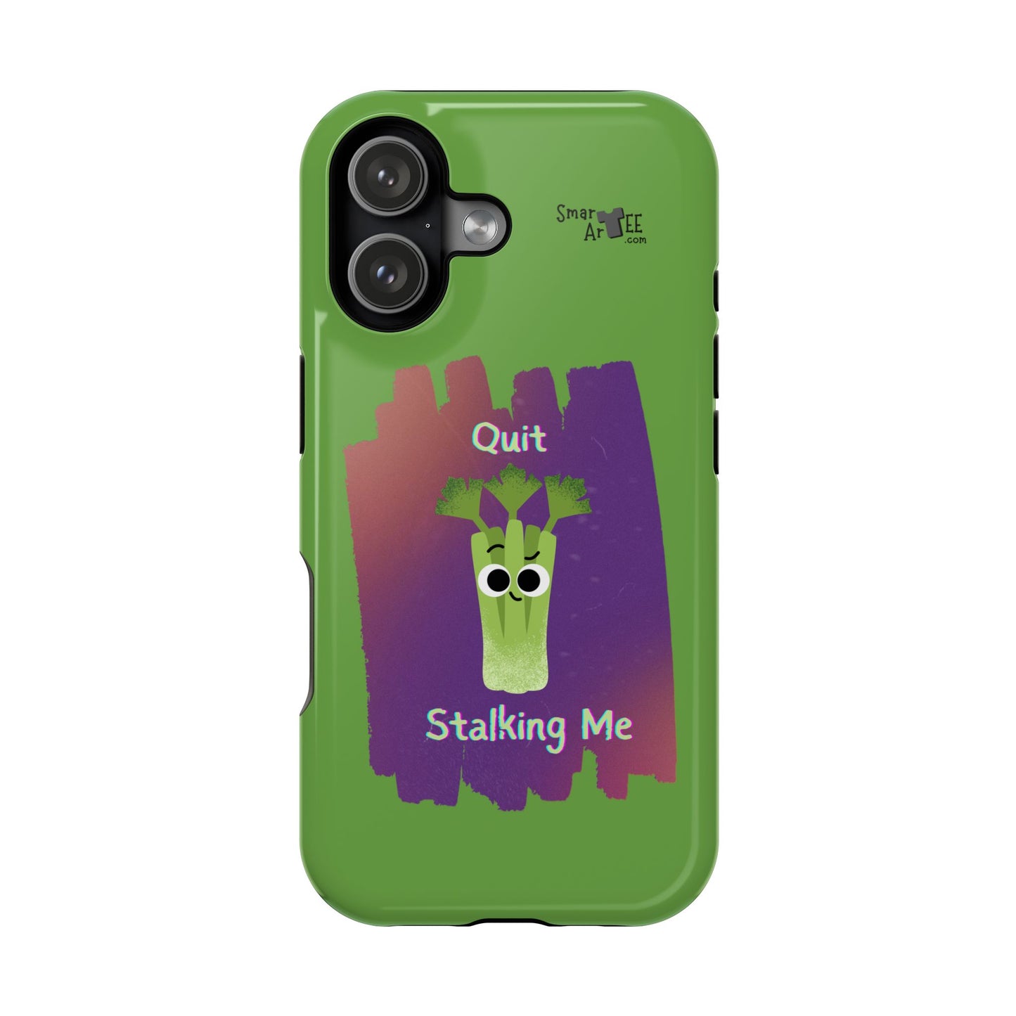Cute Celery Pun Phone Case, Quirky Impact-Resistant Cell Phone Cover, Gift for Veggie Lovers, Fun Accessories for Friends