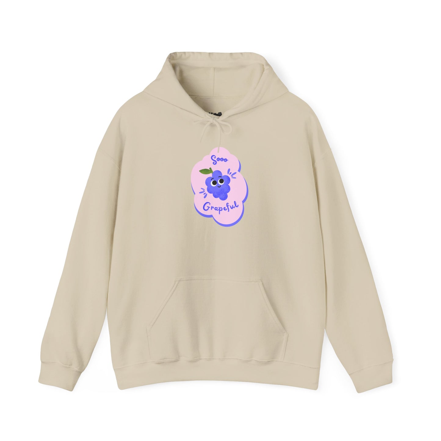 Charming Grape Hoodie, Cozy Unisex Pullover, Graphic Hoodie for Spring, Perfect Gift for Garden Lovers, Trendy Casual Wear