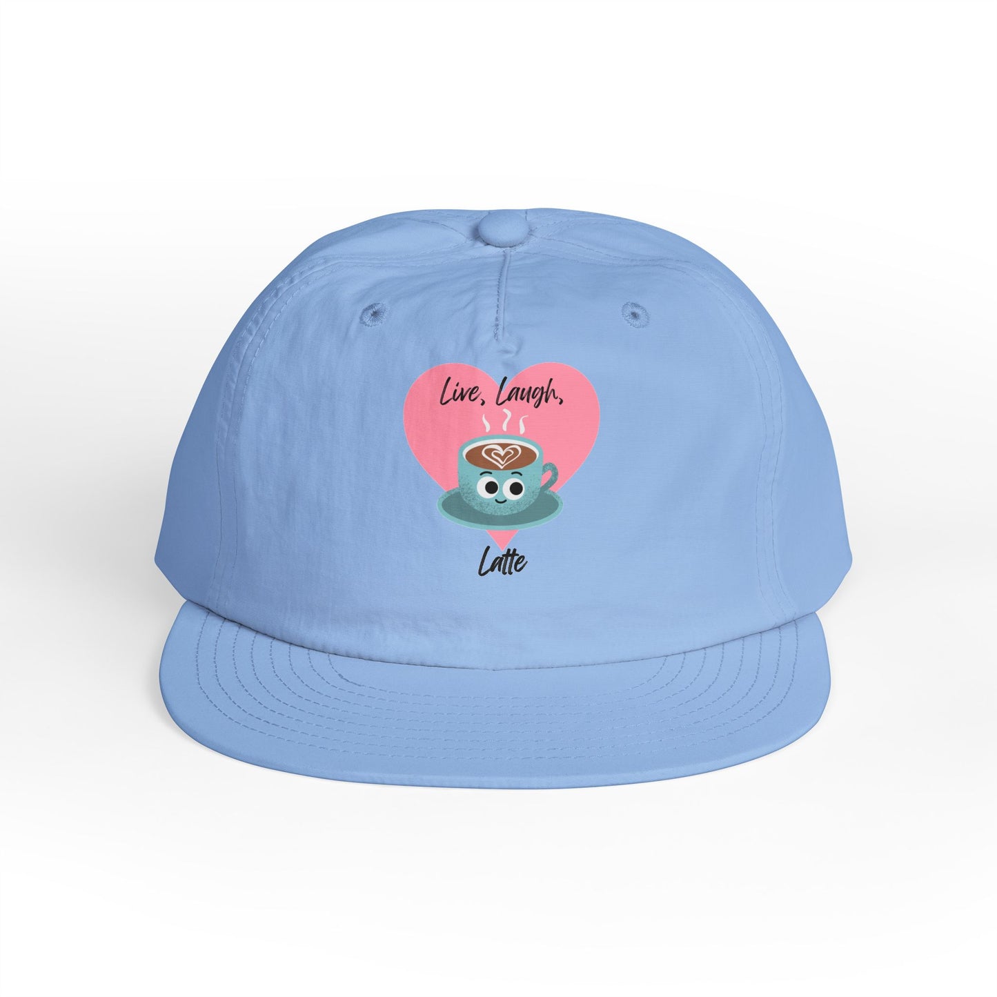 Playful Surf Cap - Live Laugh Love, Summer Vibes, Casual Weekend Accessory, Fun Beach Hat, Gift for Surf Lovers