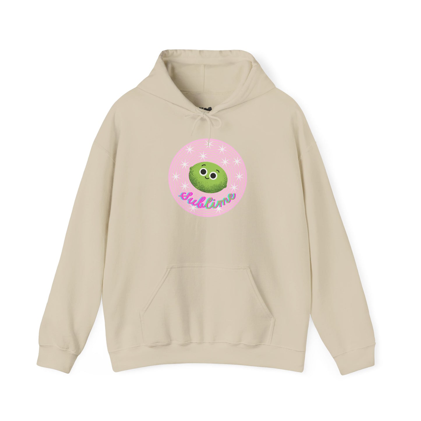 Cute Kawaii Hoodie with Sublime Lime Design, Great Gift for Teens, Cute Anime Apparel, Fun Streetwear, Cozy Pullover