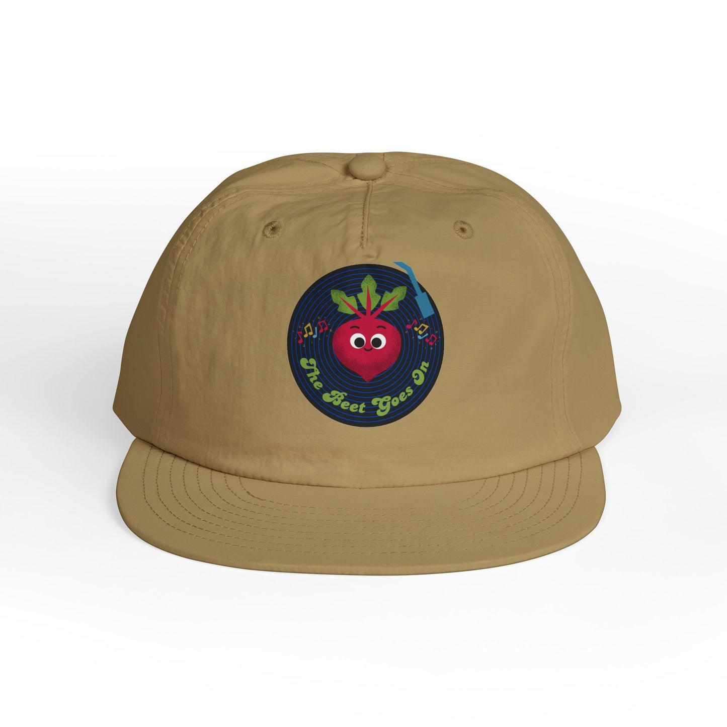 Surf Cap with Fun The Beet Goes On Pun Design, Cool Beach Hat, Perfect for Surfing, Gifts for Beach Lovers, Summer Accessories