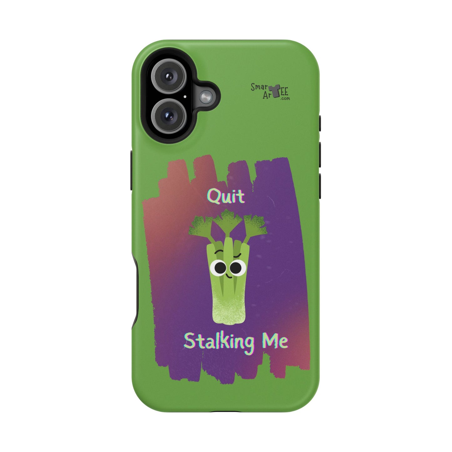 Cute Celery Pun Phone Case, Quirky Impact-Resistant Cell Phone Cover, Gift for Veggie Lovers, Fun Accessories for Friends