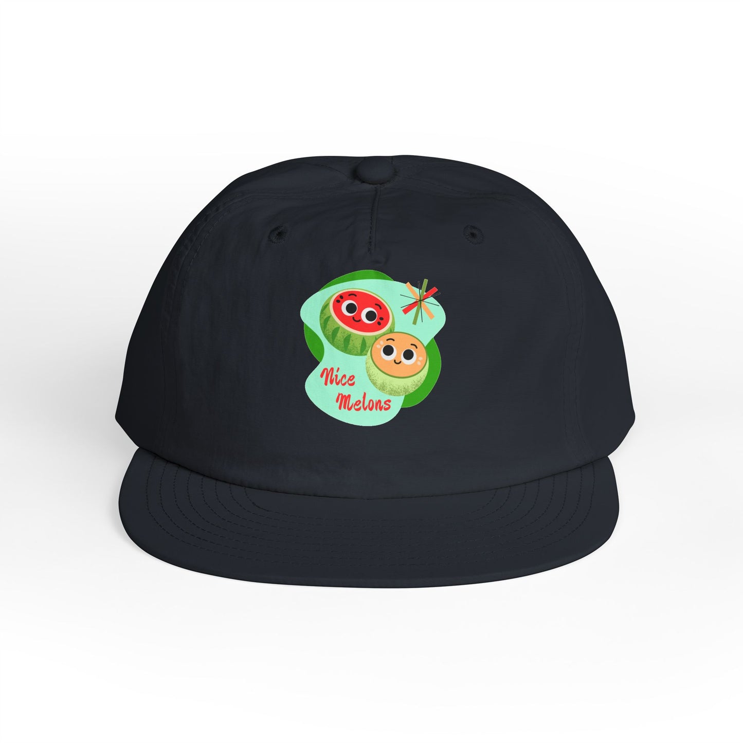 Cute Surf Cap, Summer Hat, Beach Cap, Funny Cap, Gift for Surfers, Nice Melons Graphic