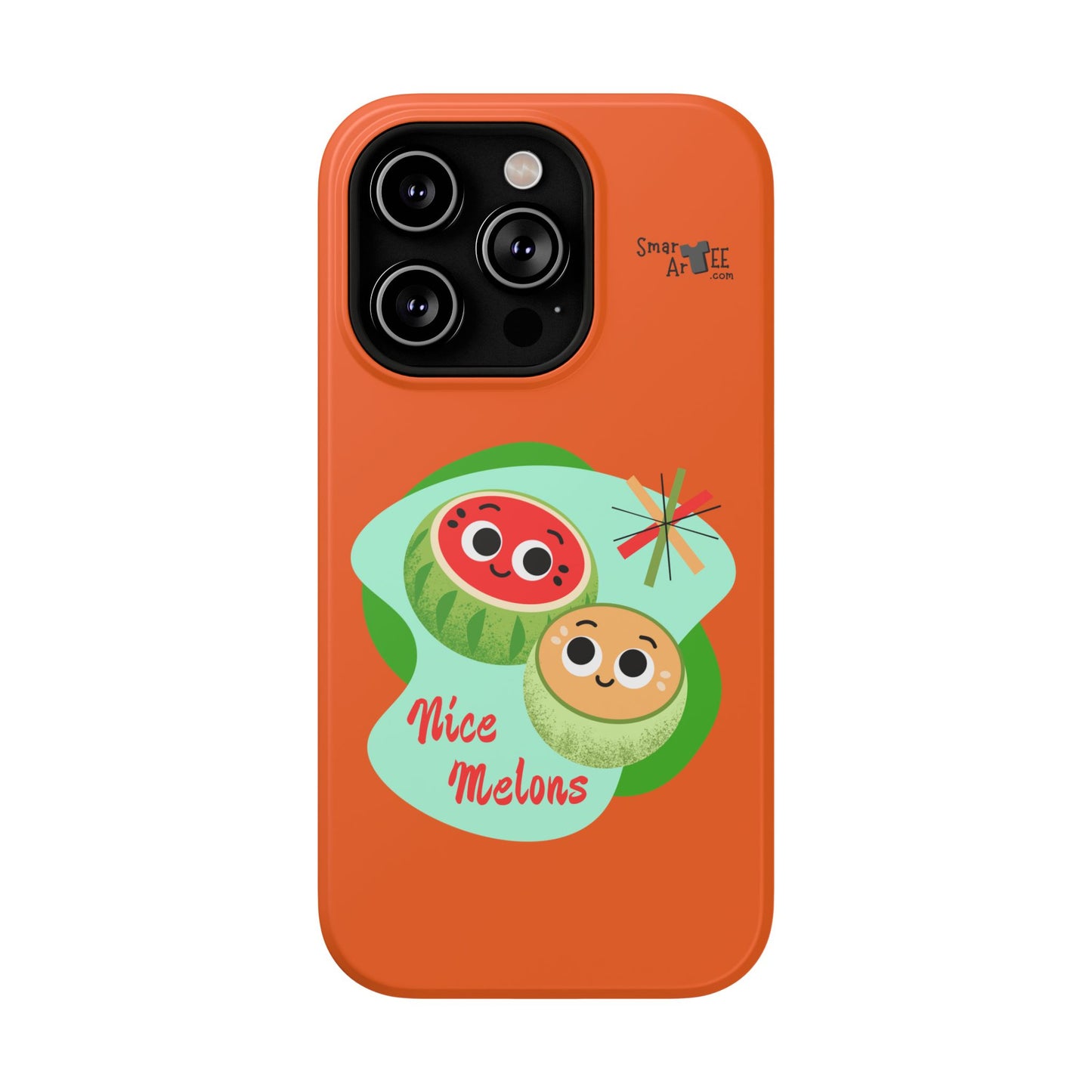 Cute Fruit Phone Case - Nice Melons Design, Impact-Resistant, Fun Gift for Kids, Phone Accessories for Celebrations, Fruit Lovers