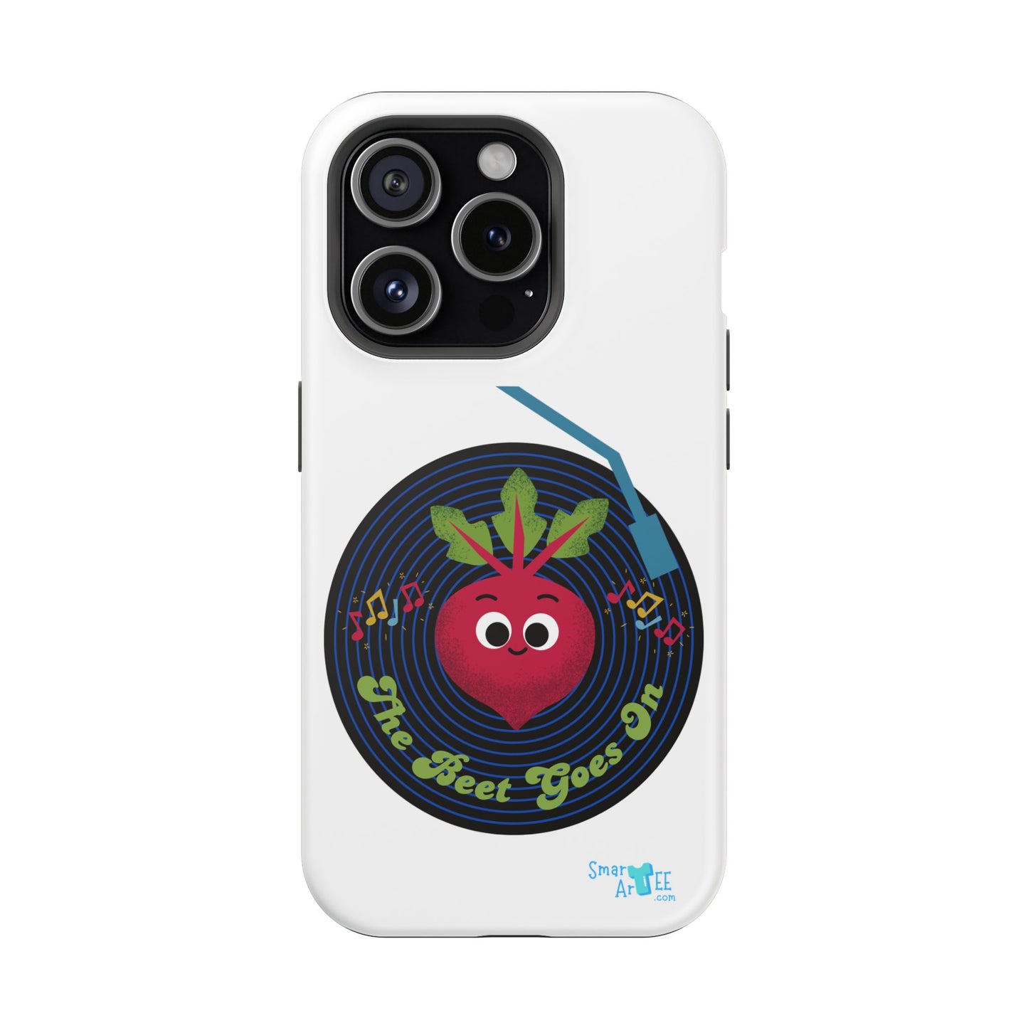 Fun Impact-Resistant Phone Cases - Unique Phone Accessories, Beet Pun Themed, Holiday Present