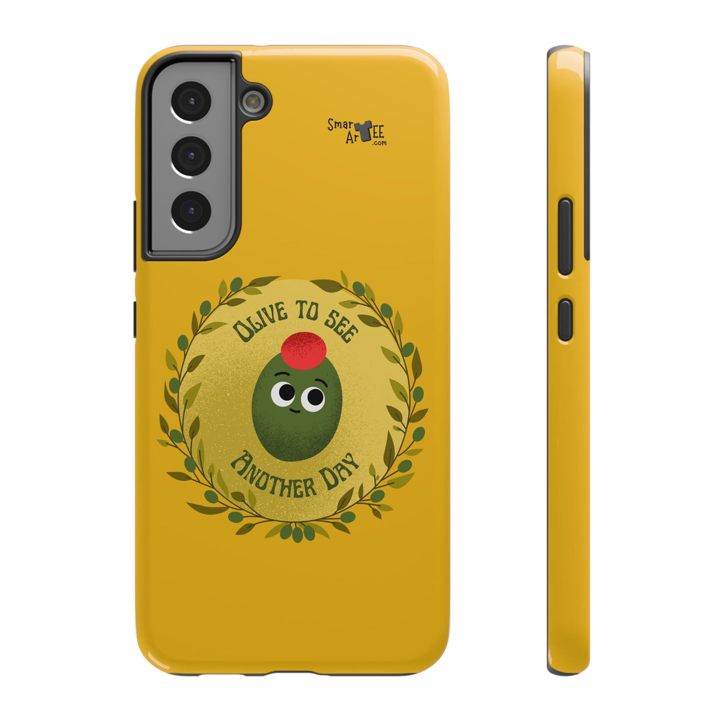 Cute Olive Phone Case, Impact-Resistant Phone Cover, Great Gift for All Ages, Trendy Cell Case, Fun Phone Accessory, Unique Olive Design