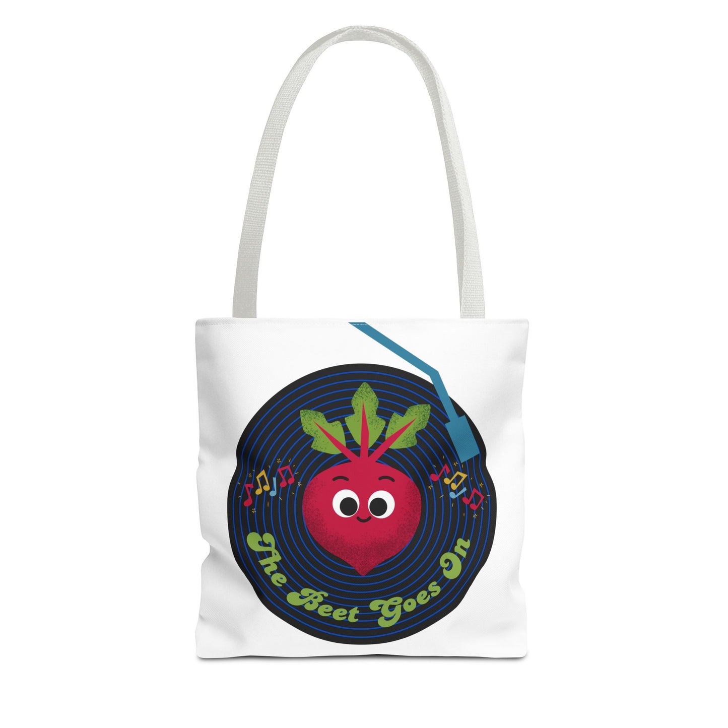 Musical Beet Tote Bag - Stylish Eco-Friendly Shopper, Fun Gift for Veggie Lovers, Perfect for Grocery Runs, Festivals, and Birthdays
