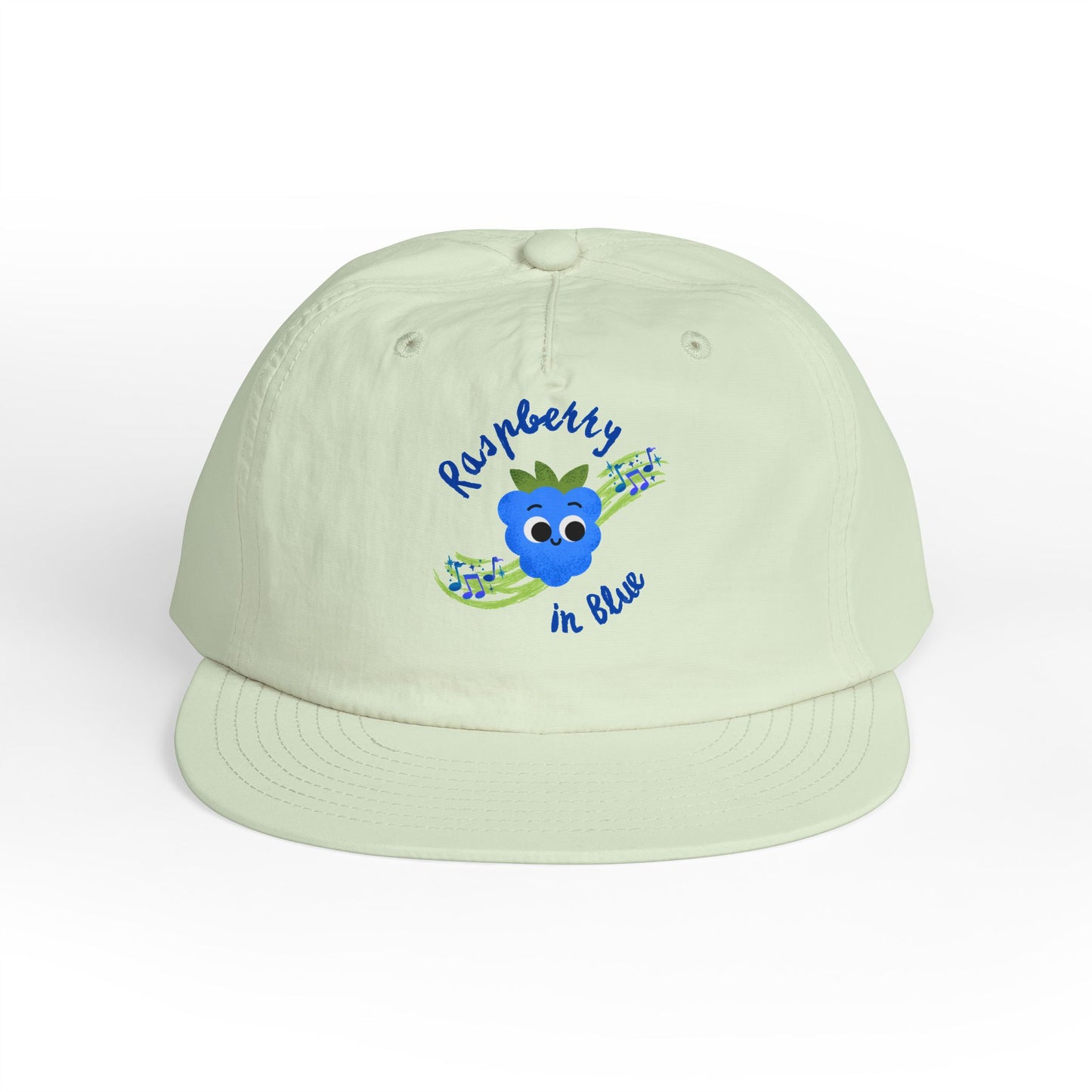 Rhapsody in Blue Pun Surf Cap | Fun Summer Hat, Youth Beachwear, Gift for All Ages, Outdoor Adventures, Vacation Accessory
