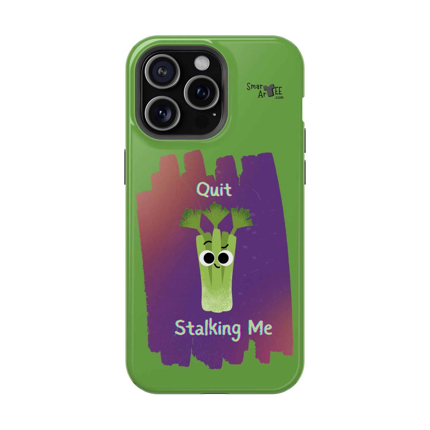 Cute Celery Pun Phone Case, Quirky Impact-Resistant Cell Phone Cover, Gift for Veggie Lovers, Fun Accessories for Friends