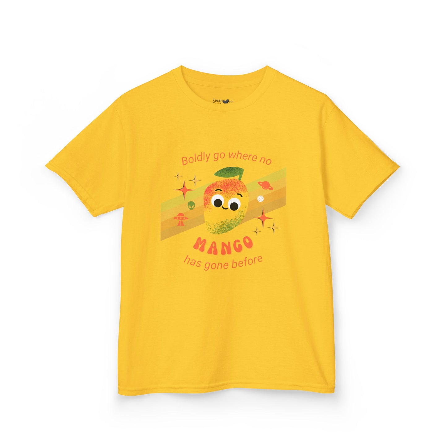 Mango Adventure Kids Tee, Fun Summer Shirt, Cute Gift for Kids, Playful Cotton Tee, Birthday Gift Idea