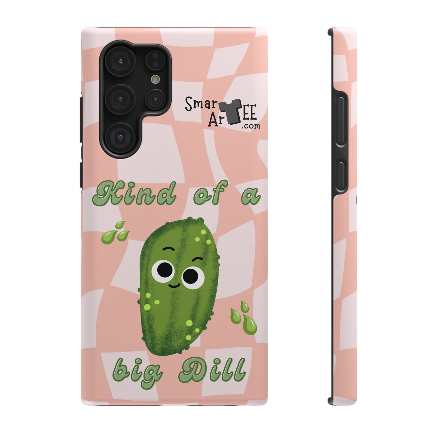 Cute Cucumber Phone Case, Funny Phone Case, Gift for Vegetable Lovers, Quirky Mobile Accessories, Summer Vibes, Kind of a Big Dill