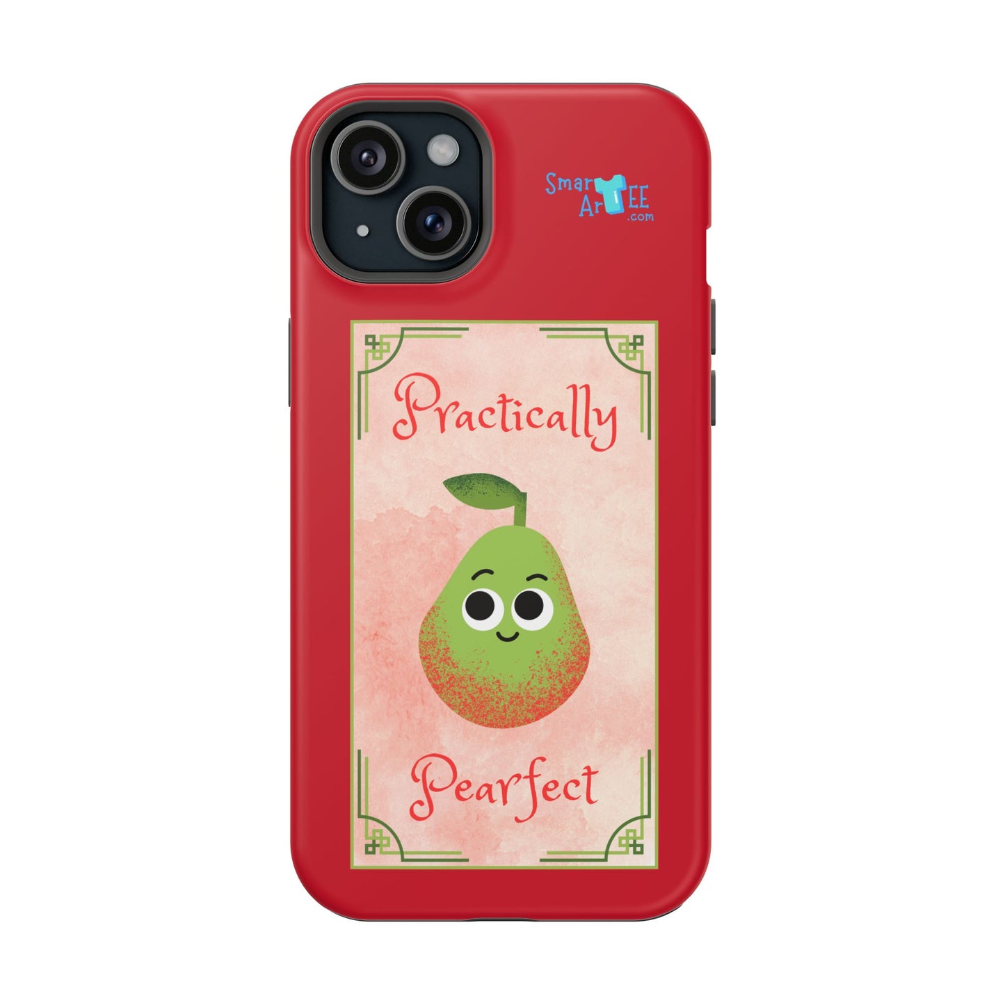 Cute Impact-Resistant Phone Case - Practically Pearfect, Fun Gift for Kids, Durable Phone Cover, Unique Phone Accessory, Youthful Style