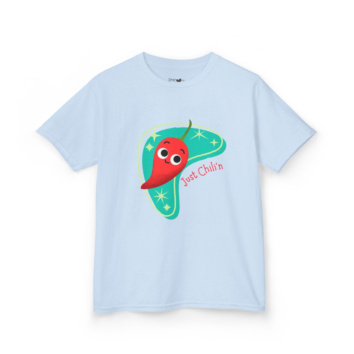 Chill'n Kids Tee - Just Chili'n Pepper Pun Gift for Kids, Summer Outfit, Cute Designer Tee, Everyday Wear, Playtime Shirt