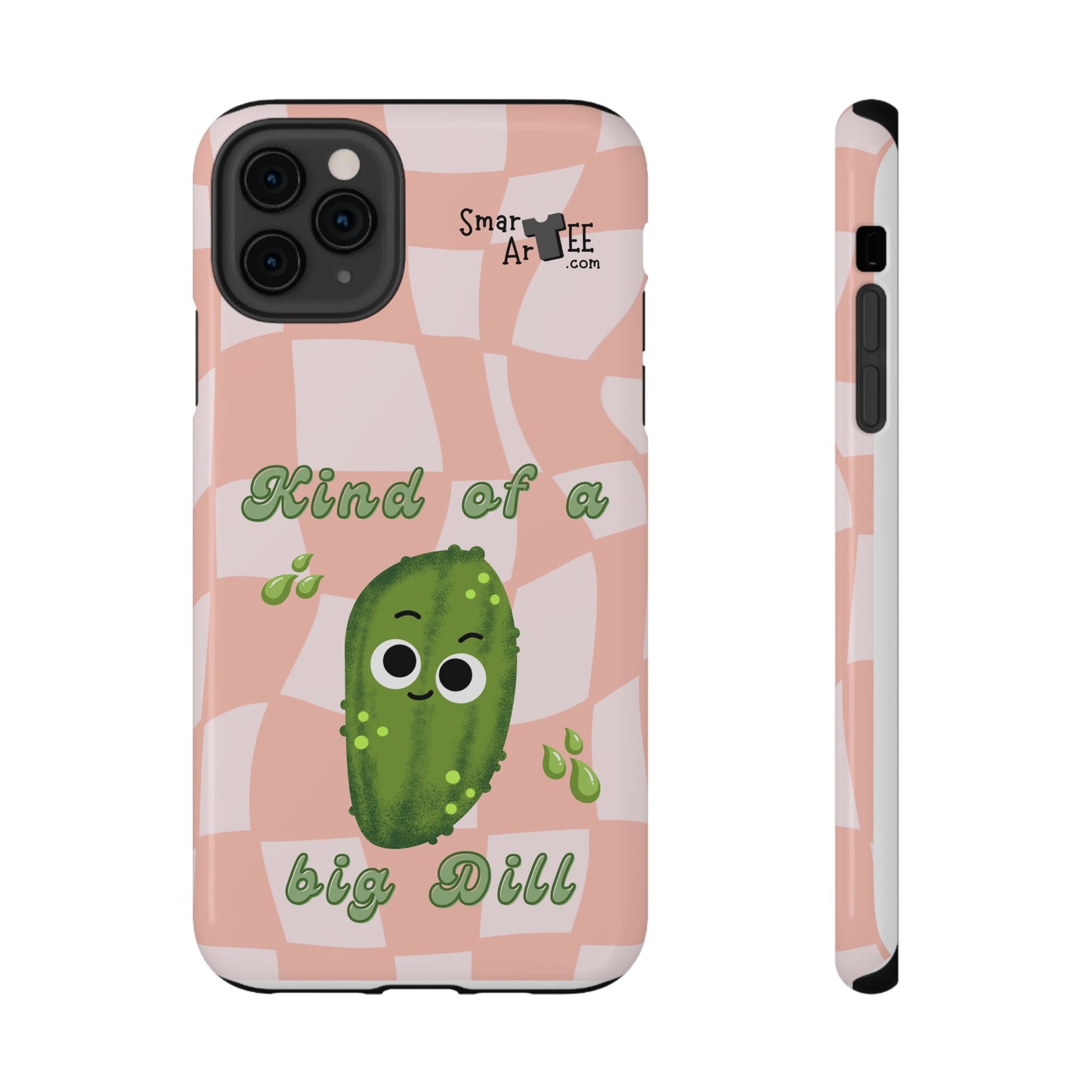 Cute Cucumber Phone Case, Funny Phone Case, Gift for Vegetable Lovers, Quirky Mobile Accessories, Summer Vibes, Kind of a Big Dill